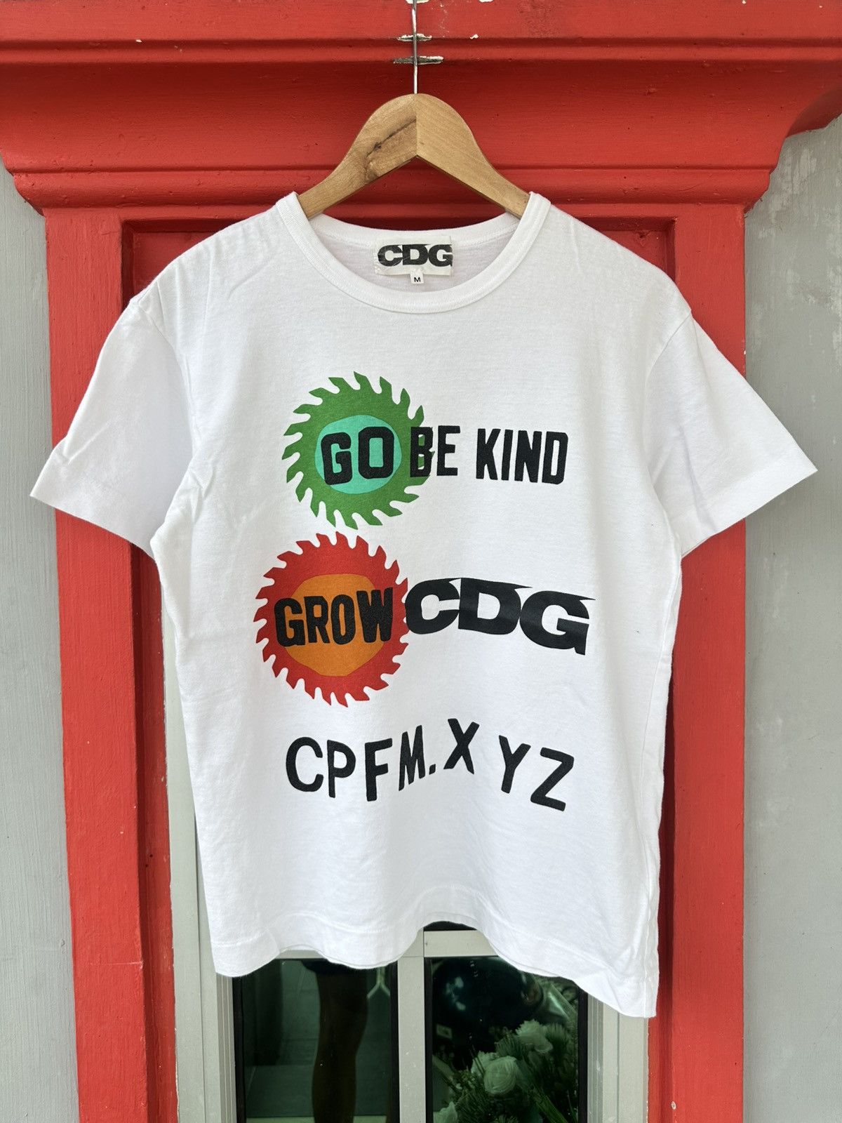 Cactus Plant Flea Market × Comme des Garcons CDG X CPFM “Go Be Kind Grow CDG” Tee Size US M / EU 48-50 / 2 - 1 Thumbnail