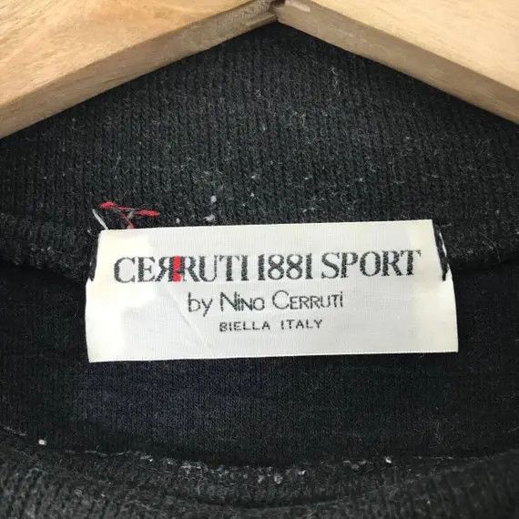 Cerruti 1881 Vtg CERRUTI 1881 NINO SPORT Monogram Sweatshirt Sweater Size M / US 6-8 / IT 42-44 - 4 Thumbnail