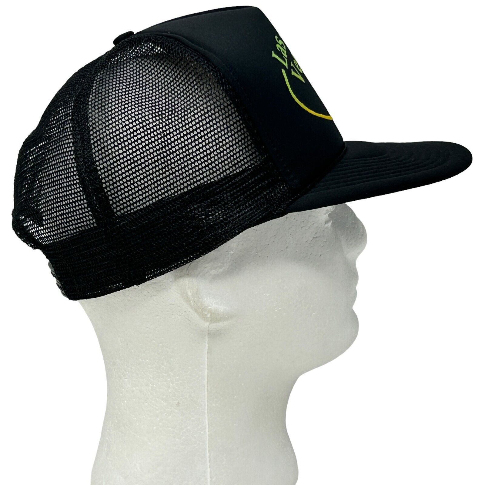 Vintage Vintage 90s Las Vegas Trucker Hat Baseball Cap Craps Black Size ONE SIZE - 8 Thumbnail