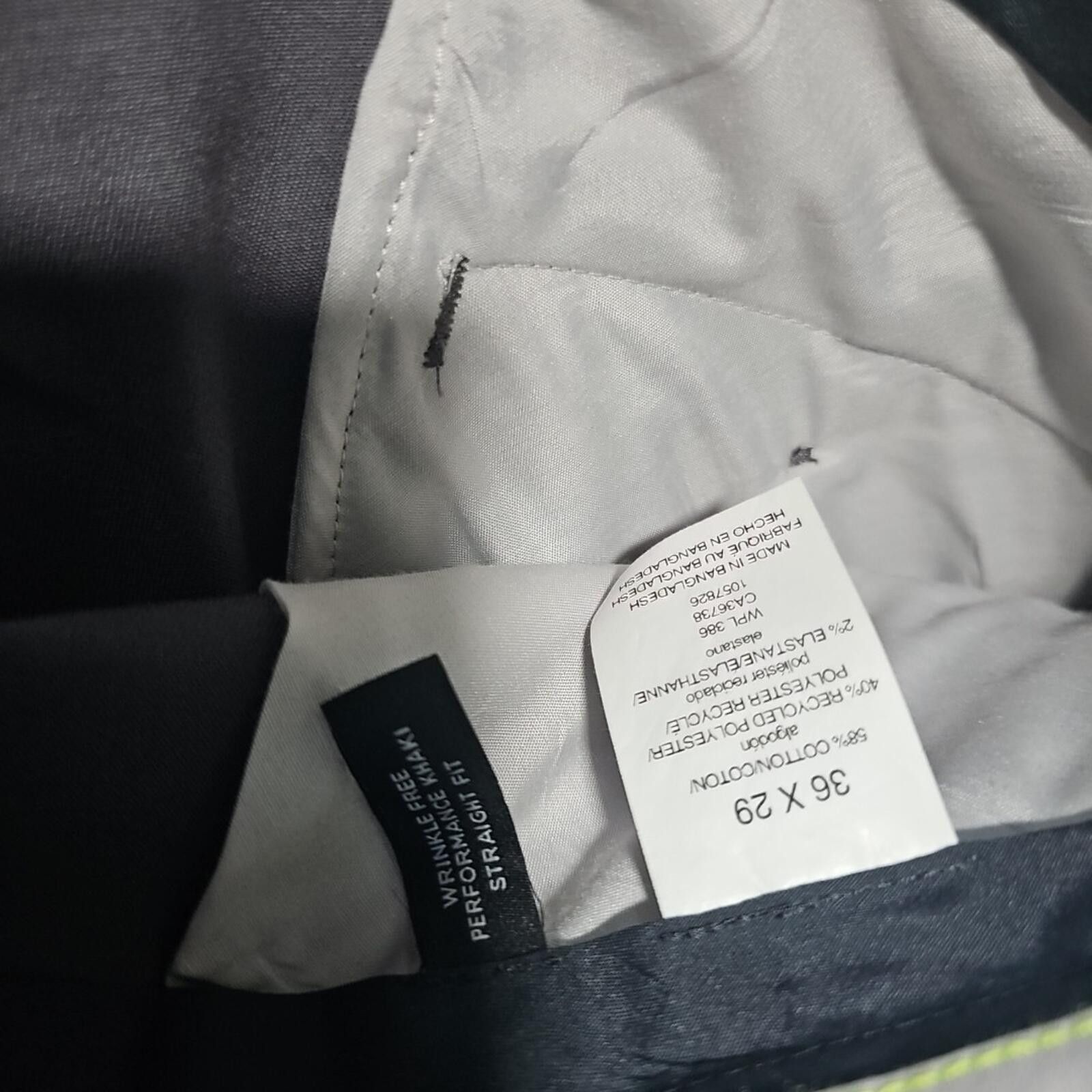 Haggar Haggar Wrinkle Free Performance Khaki 36x29 NWT Size US 36 / EU 52 - 4 Thumbnail