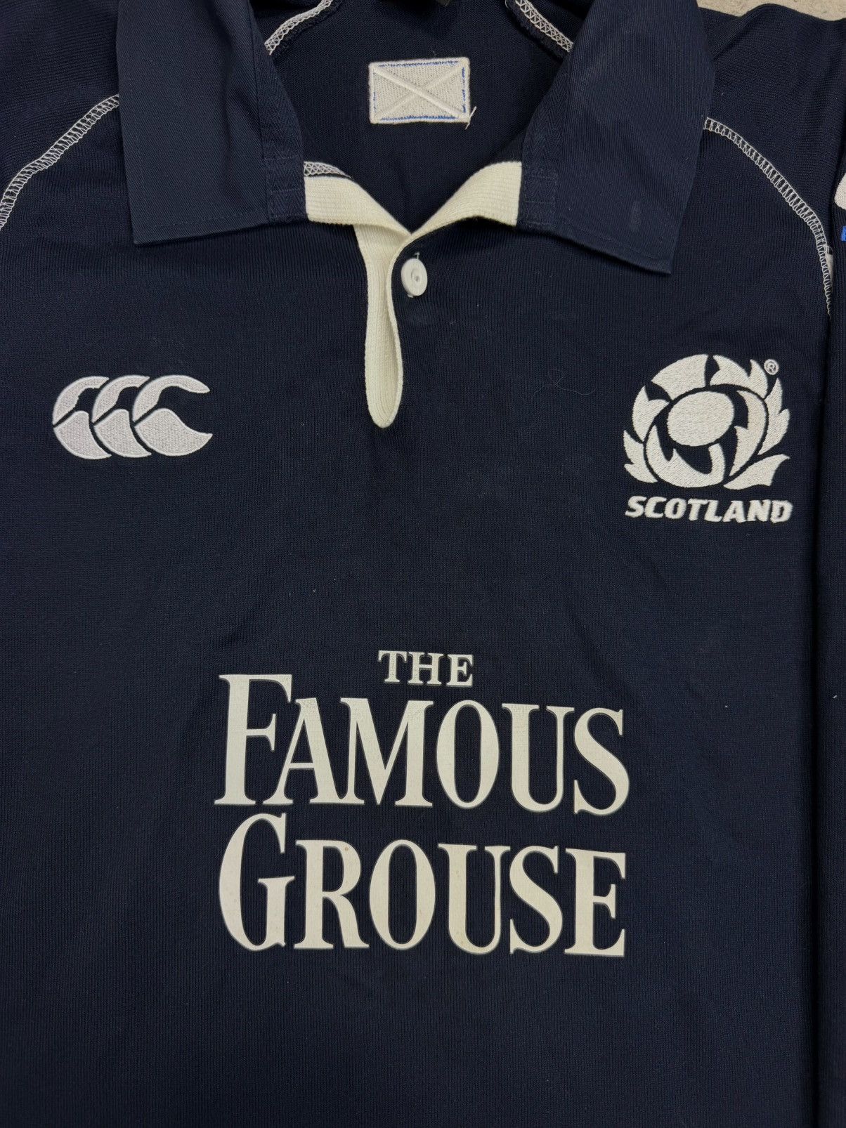 Canterbury of New Zealand Rare Jersey Canterbury Scotland 2002 Rugby Vintage 90’s 00’s Size US L / EU 52-54 / 3 - 2 Thumbnail