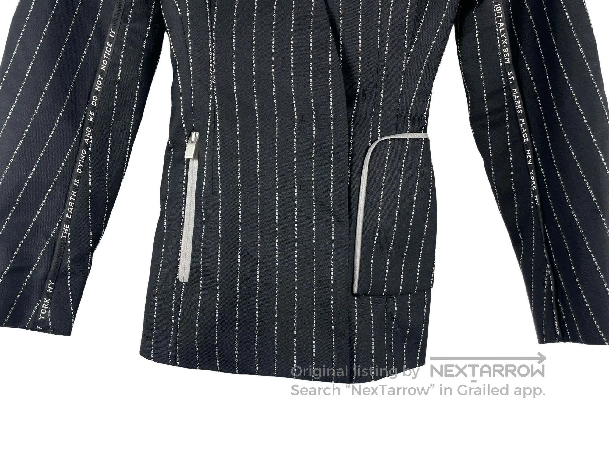 1017 ALYX 9SM 1017 ALYX Utility Letter Stripe Notched Lapel Suit Size XS / US 0-2 / IT 36-38 - 6 Thumbnail