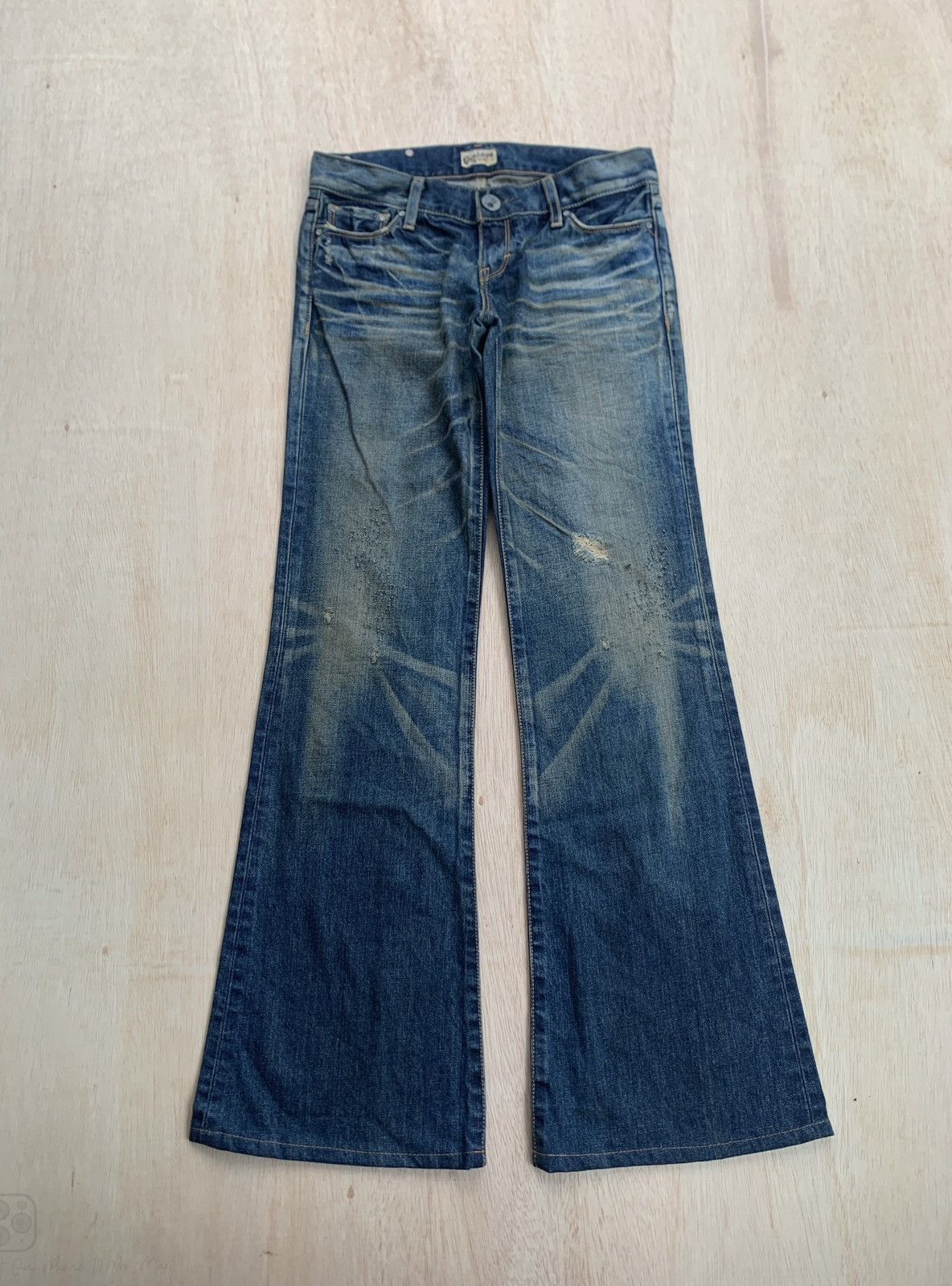 Hysteric Glamour × If Six Was Nine × Japanese Brand Flare Jeans Vintage By Stooge Denim Bootcut Size US 30 / EU 46 - 3 Thumbnail