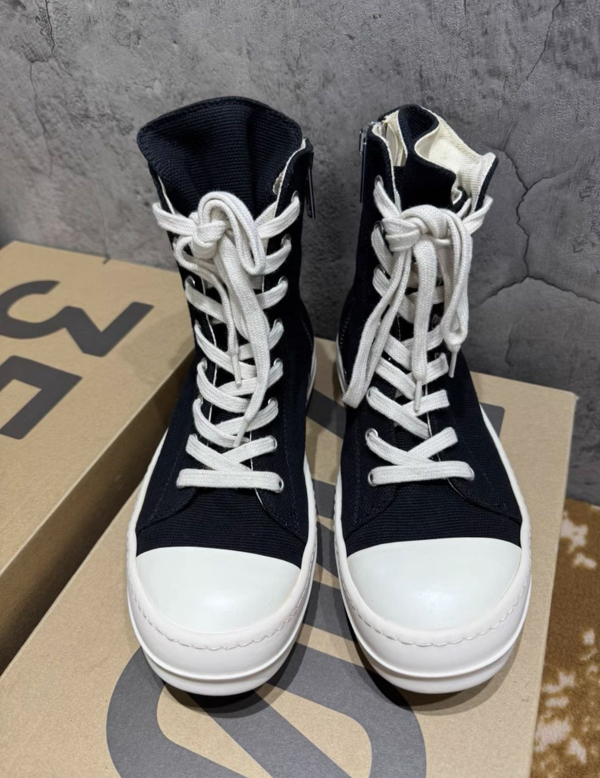 Rick Owens Rick Owens DRKSHDW Canvas Ramones K37 Size US 8 / IT 38 - 4 Thumbnail