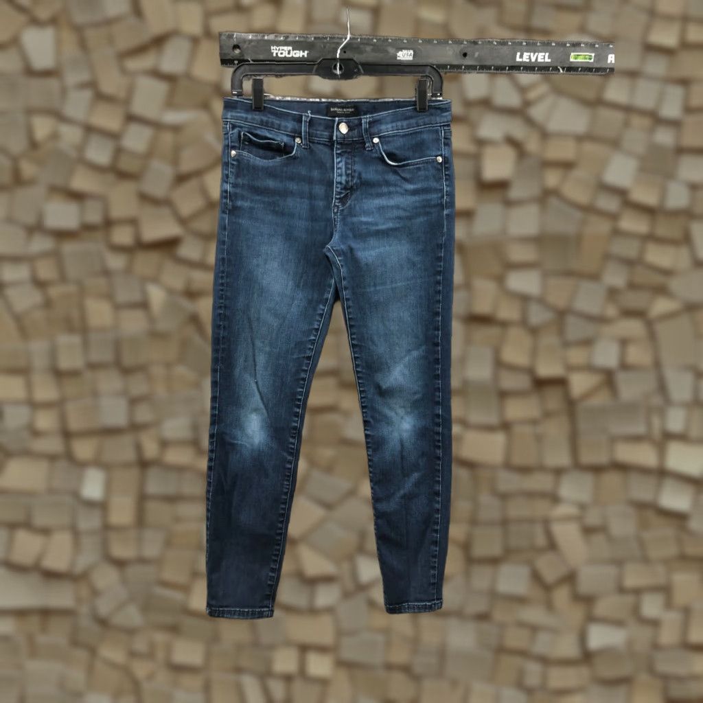 Banana Republic Banana Republic Skinny Jeans Size 28 Womens Mid Rise Dark Blue Denim Jeans Size 28" / US 6 / IT 42 - 1 Thumbnail