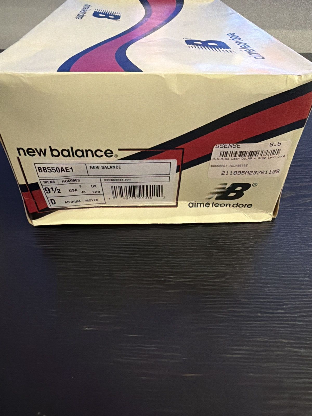 Aime Leon Dore × New Balance New Balance 550 Aimé Leon Dore Red/Beige Size US 9.5 / EU 42-43 - 7 Thumbnail