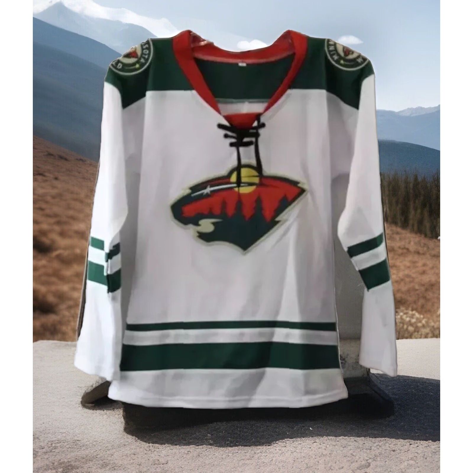 NHL Women’s NHL Apparel Minnesota Wild #18 Jordan Greenway Hockey Jersey Size Small Size S / US 4 / IT 40 - 2 Thumbnail