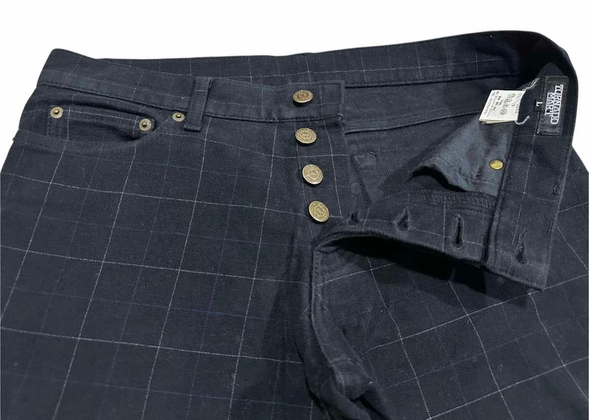 If Six Was Nine × Japanese Brand × Tornado Mart 🔥Sick Y2K Tornado Mart Flared Pants Size US 32 / EU 48 - 6 Thumbnail