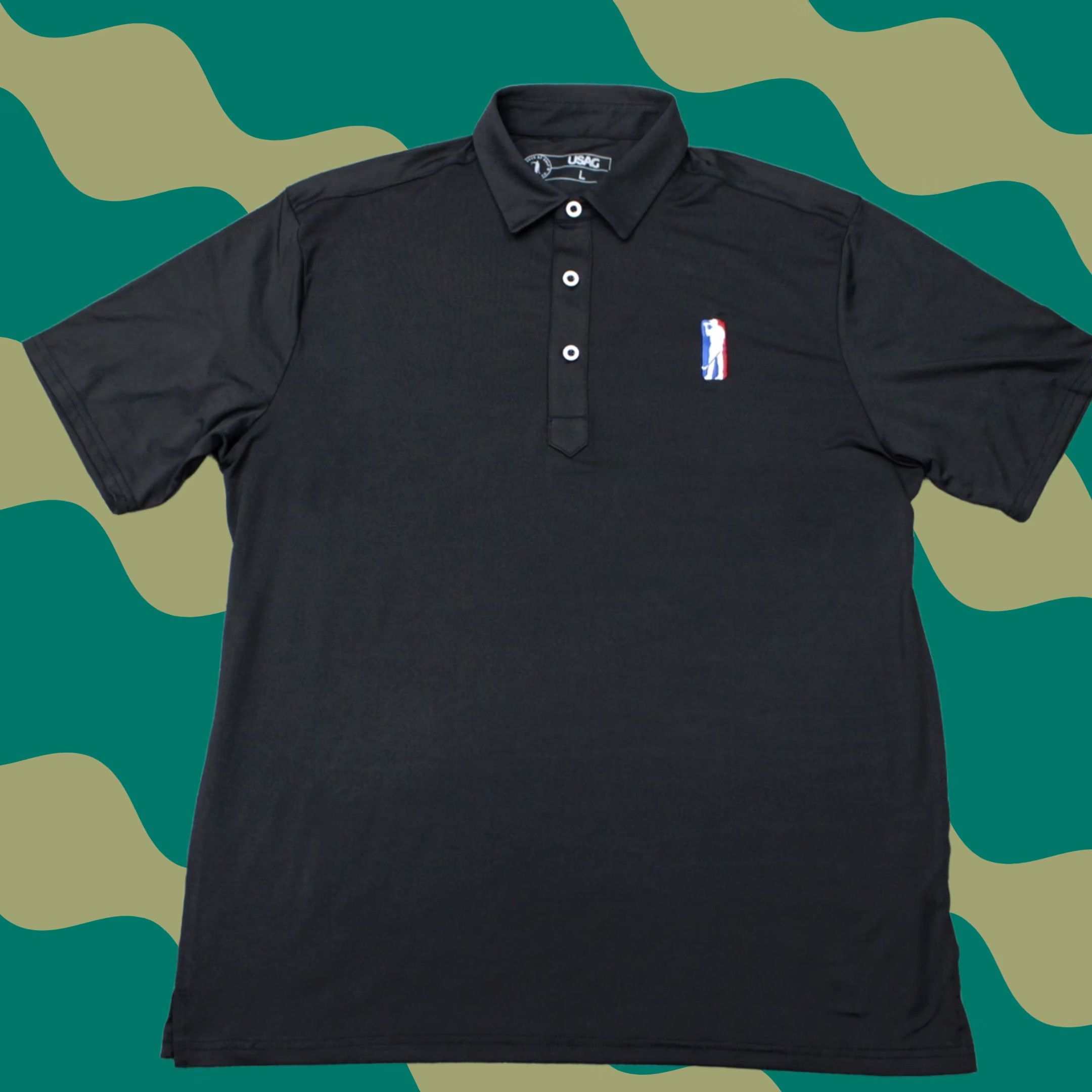 Vintage VINTAGE You Suck at Golf Polo Shirt Mens Large Black Short Sleeve Polyester Blend Stretch Polo Shirt Size US L / EU 52-54 / 3 - 1 Thumbnail