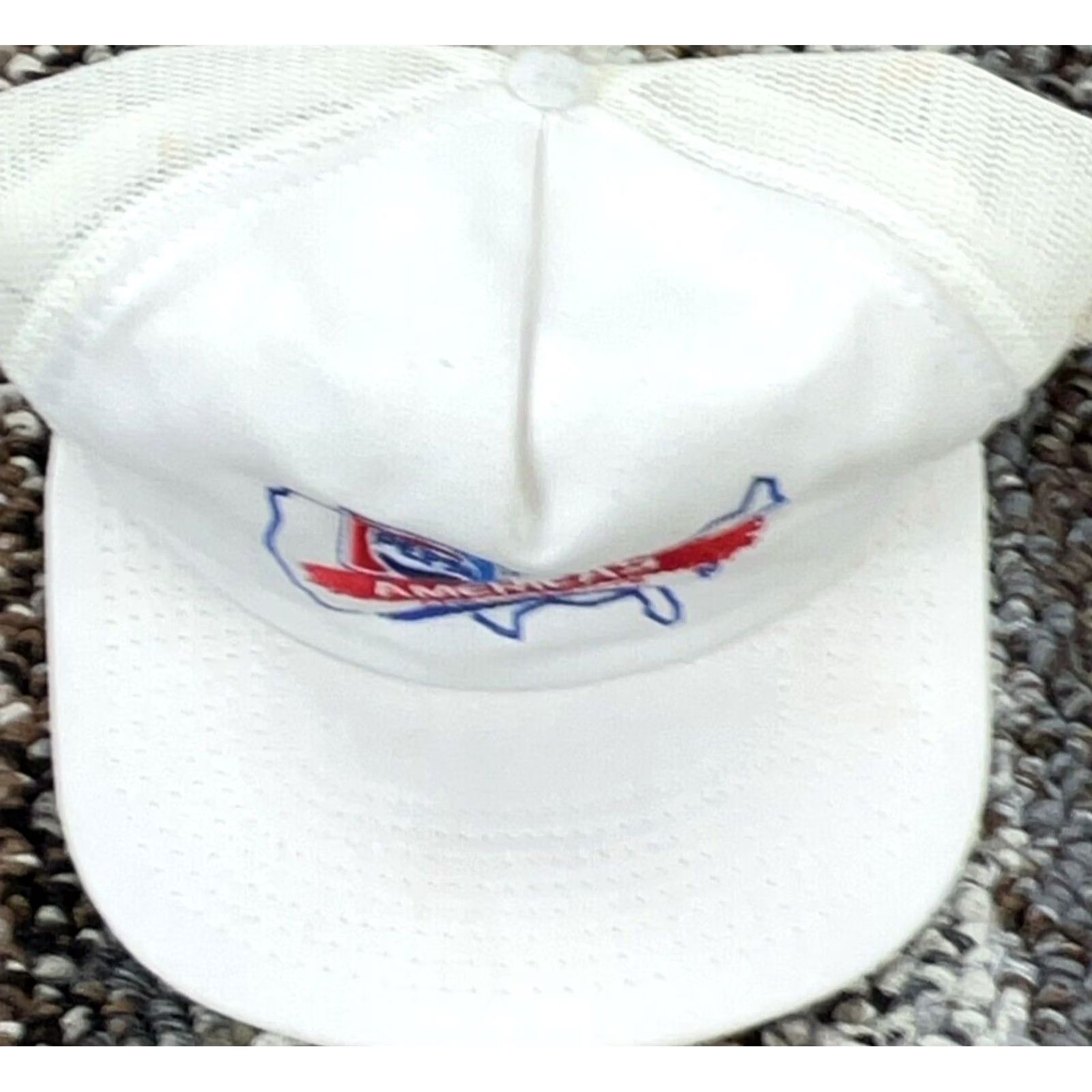 Vintage VINTAGE Pepsi Trucker Hat Cap USA America Choice 80s 90s Cola Snap Back White Mens Size ONE SIZE - 3 Thumbnail