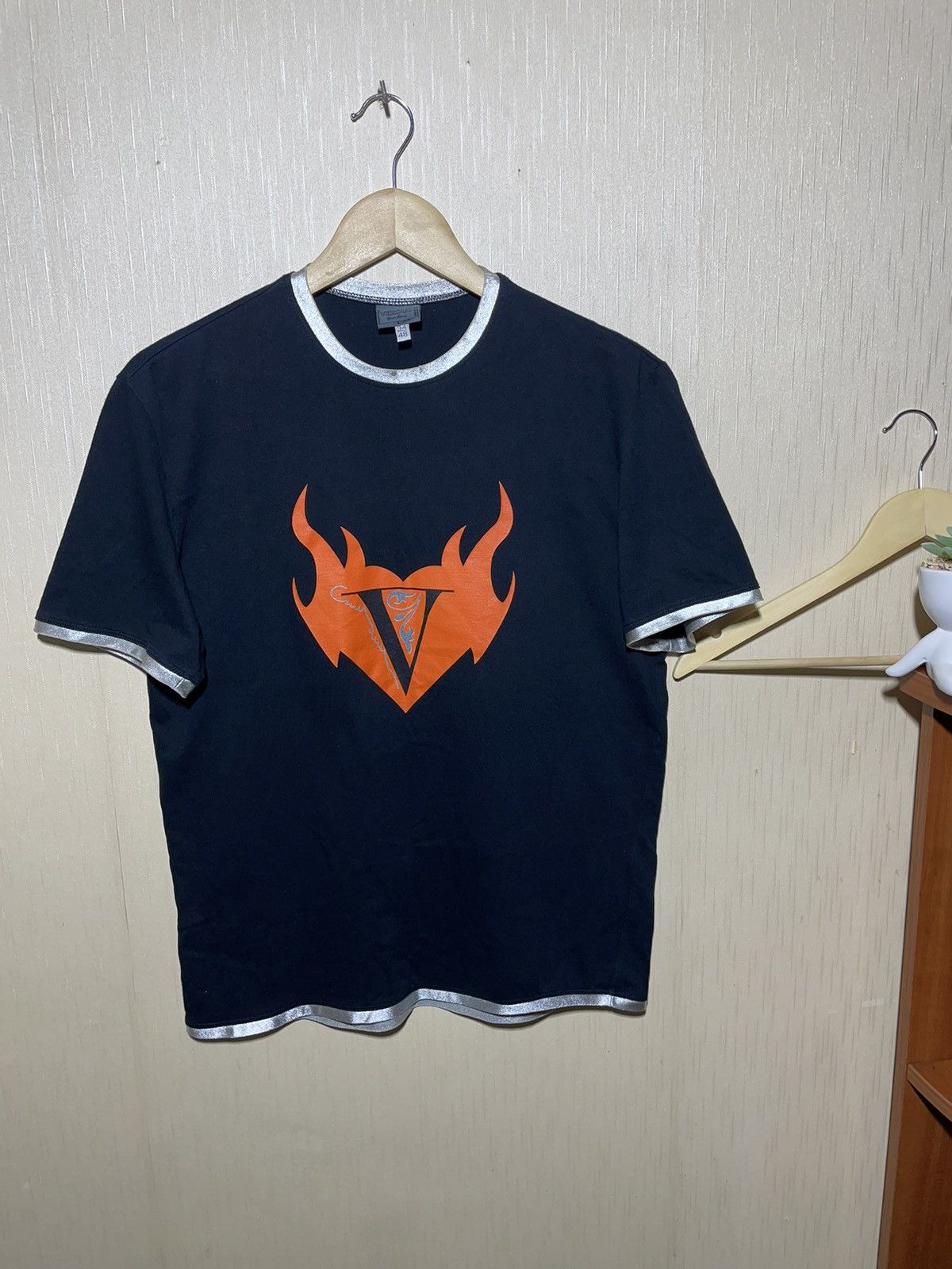 Versace × Vintage Gianni Versace Versus rare vintage T shirt Size US M / EU 48-50 / 2 - 2 Thumbnail
