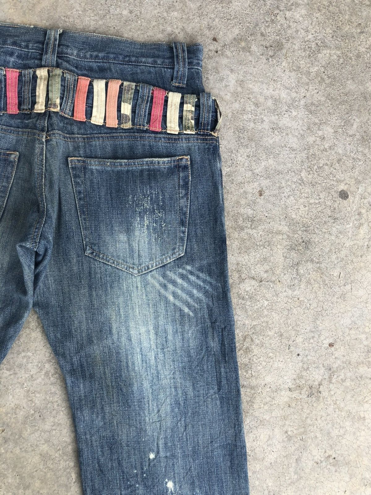 Hysteric Glamour Japanese Gumu Double Waist Distressed Jeans Size US 32 / EU 48 - 10 Thumbnail