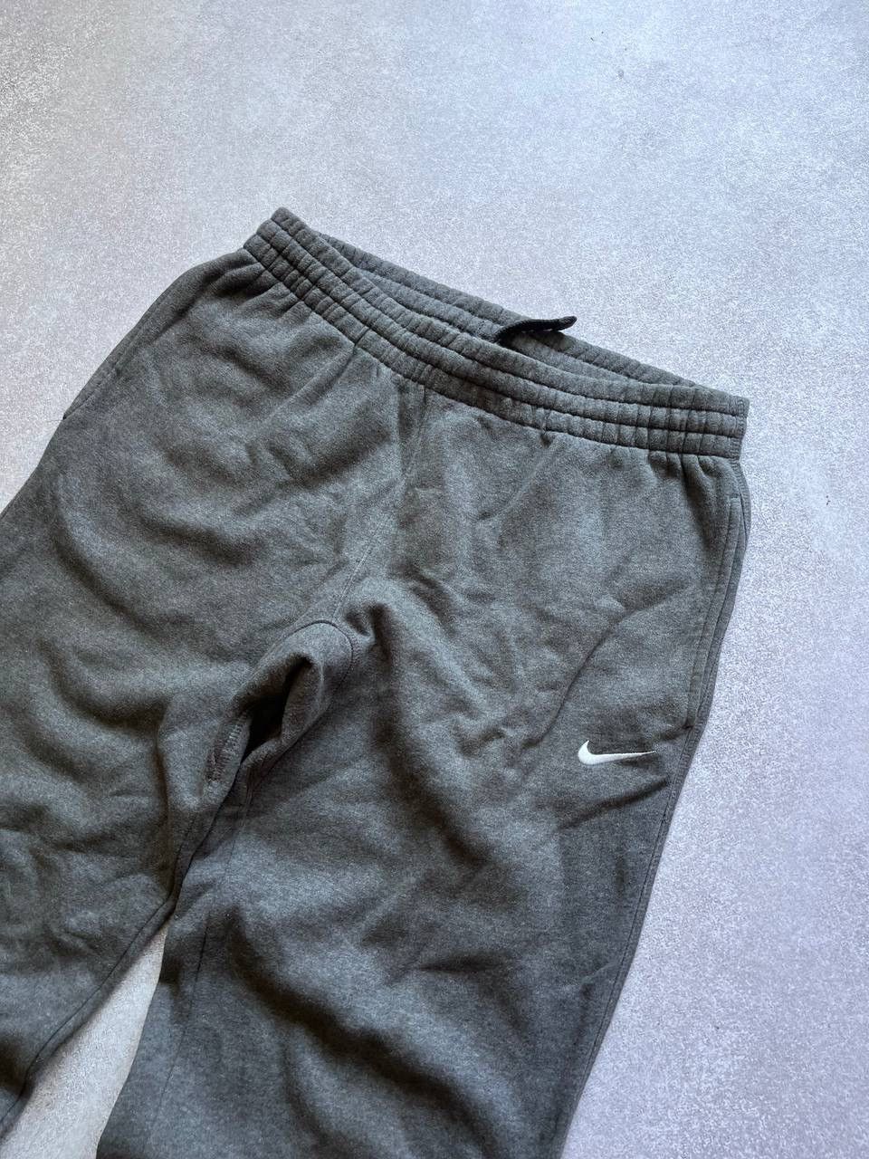 Nike × Vintage Vintage Nike Swoosh Baggy Cotton Track Pants Y2K M Size US 32 / EU 48 - 2 Thumbnail