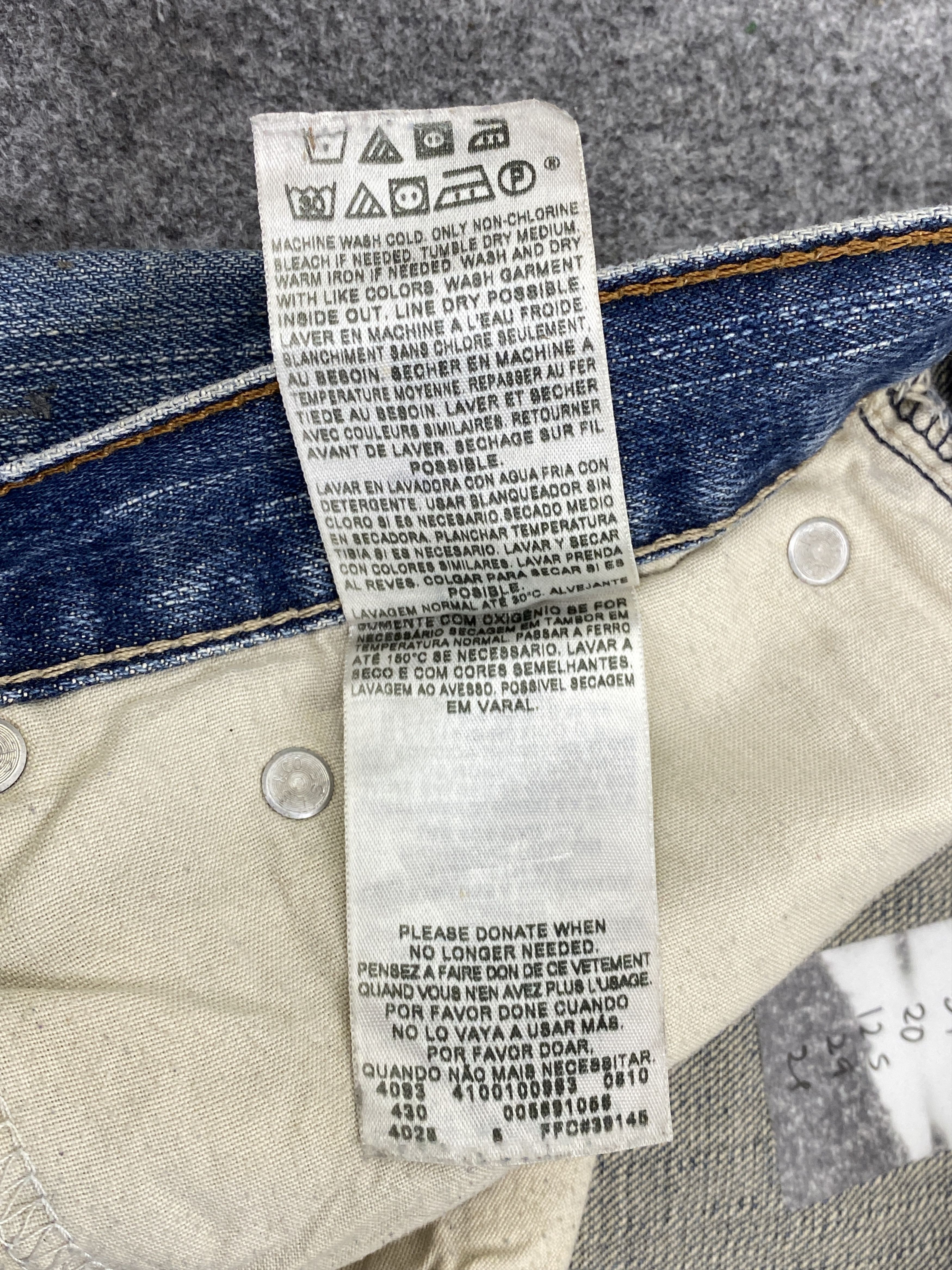 Levi's Vintage Levis 569 Loose Straight Faded Blue Jeans S0044 Size US 33 - 9 Thumbnail