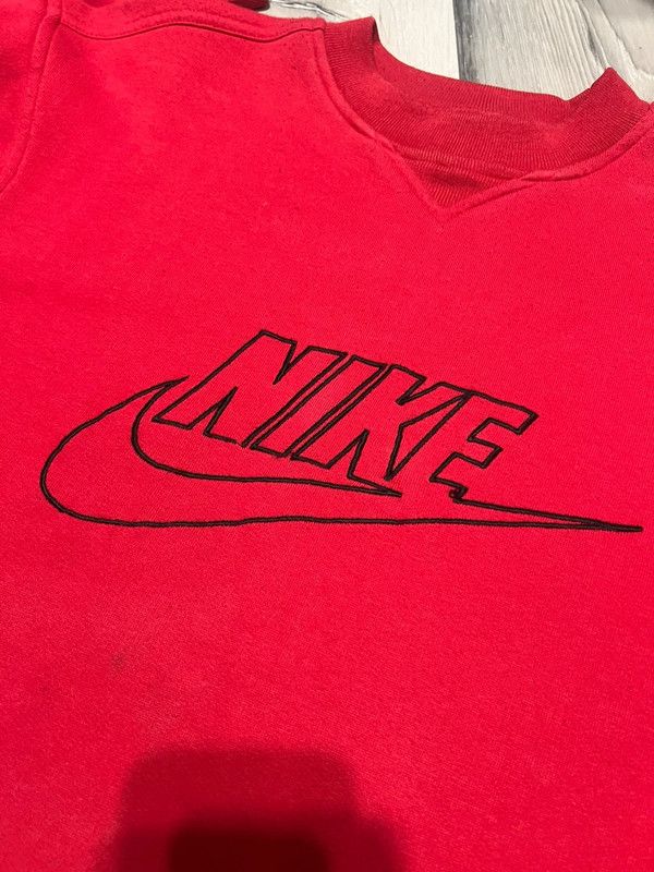 Nike × Vintage Crewneck Nike S spellout Vintage Size M / US 6-8 / IT 42-44 - 2 Thumbnail