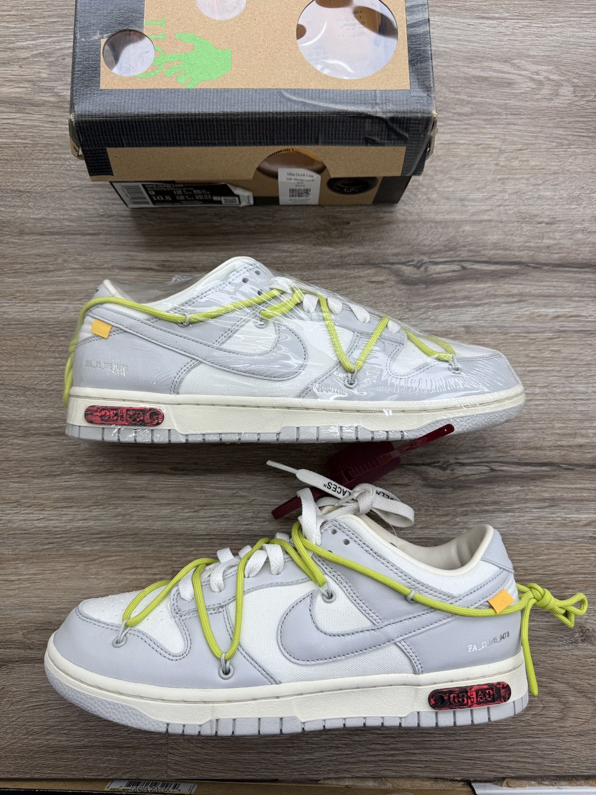 Nike × Off-White Off White Nike Lot 8/50 Dunks Size US 9 / EU 42 - 1 Thumbnail