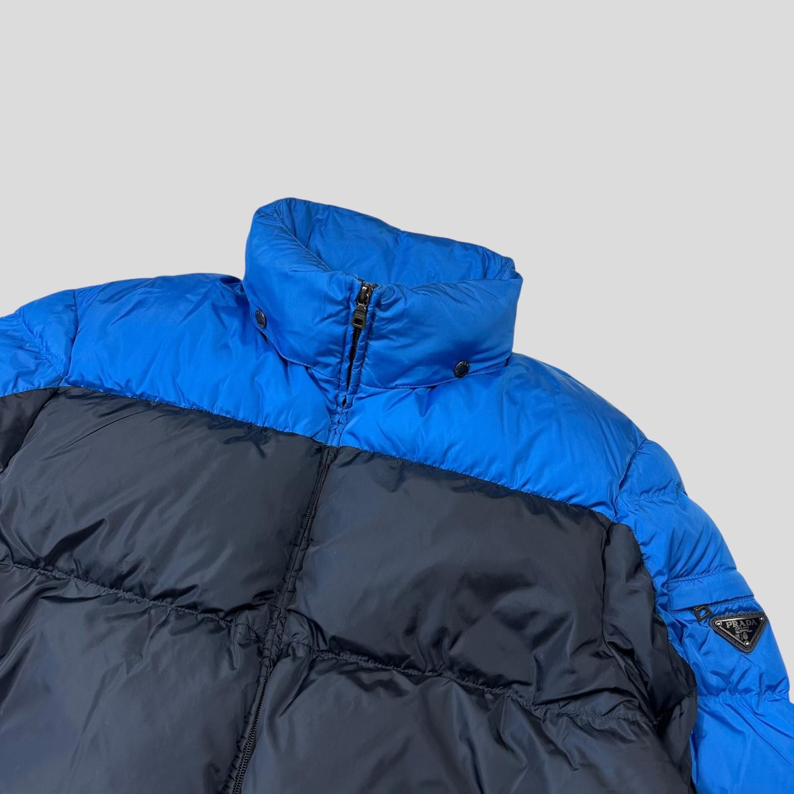 Prada Prada 2012 Plaque Logo Bi-colour Nylon Puffer Jacket - L/XL Size US XL / EU 56 / 4 - 10 Thumbnail
