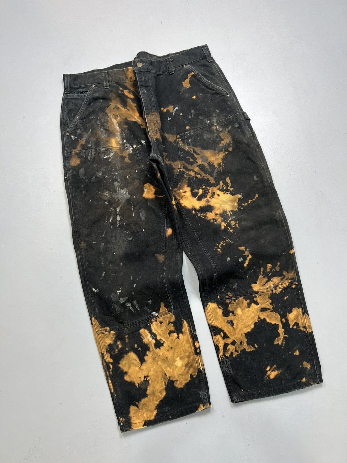 Carhartt Vintage bleached carhartt double knee Size US 38 / EU 54 - 2 Thumbnail