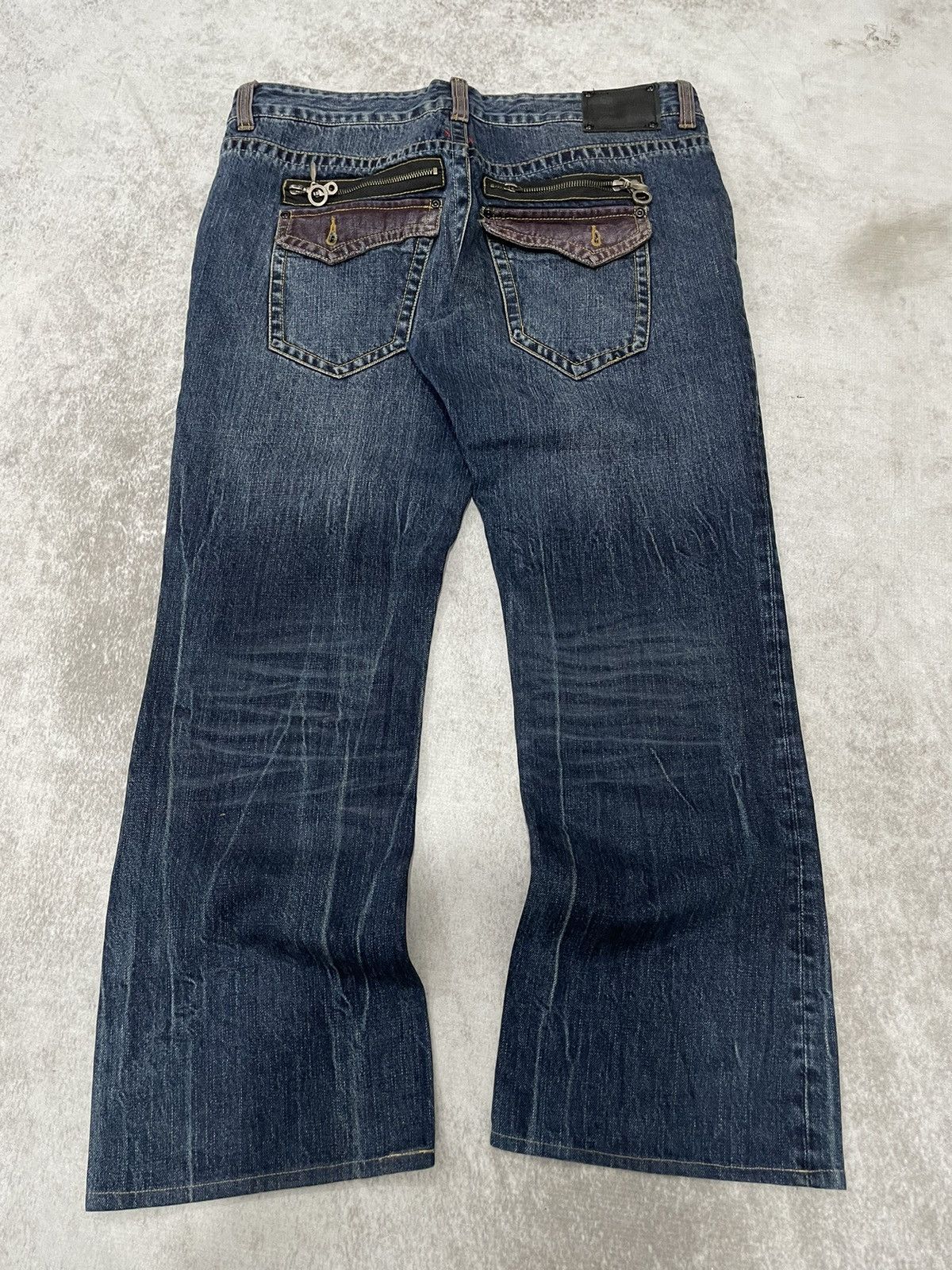 Hysteric Glamour × If Six Was Nine × Le Grande Bleu (L.G.B.) 2000s premium japan Seditionaries flared denim y2k style Size US 34 / EU 50 - 6 Thumbnail