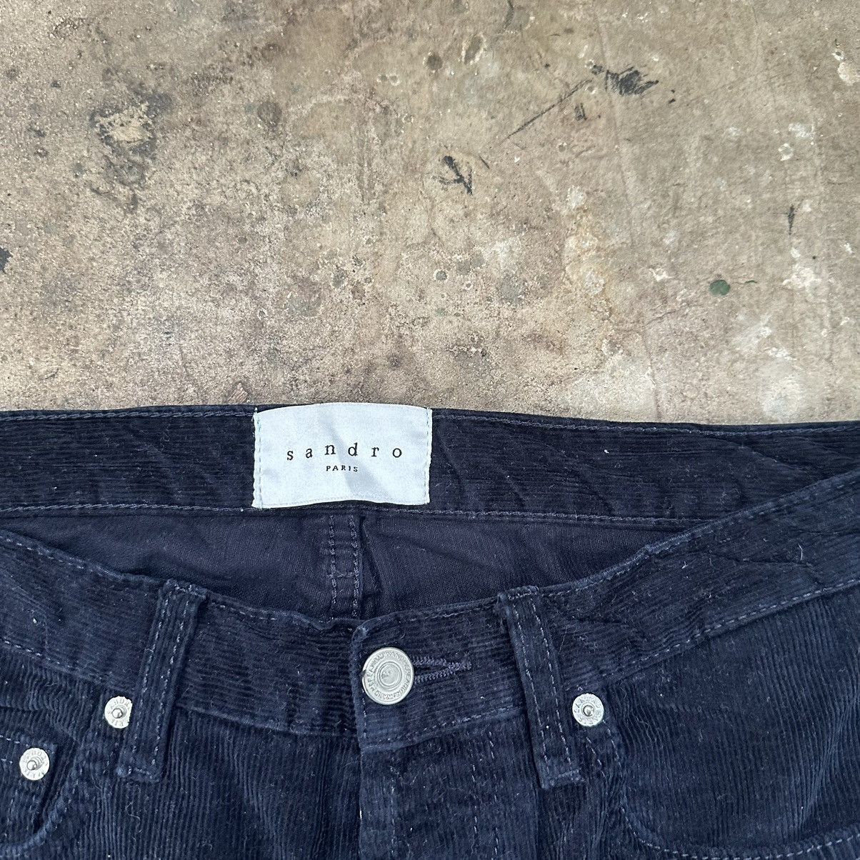 Sandro Sandro Paris Dark Navy droit Corduroy Pants Size US 32 / EU 48 - 3 Thumbnail