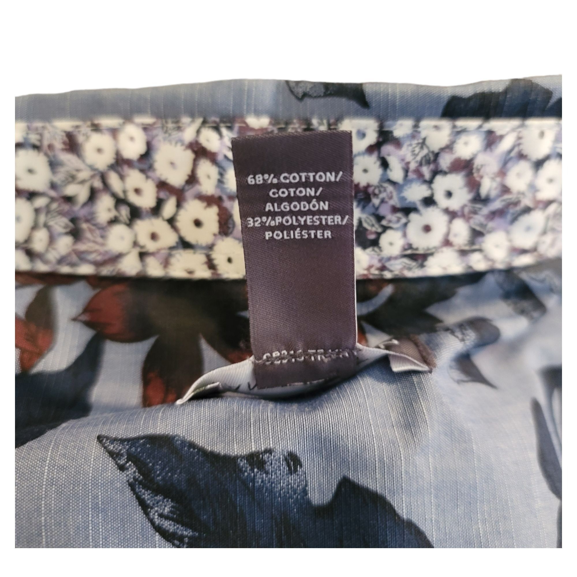 Van Heusen Van Heusen Blue Hawaiian Shirt Mens Short Sleeve Large 16/16 Size US L / EU 52-54 / 3 - 5 Thumbnail