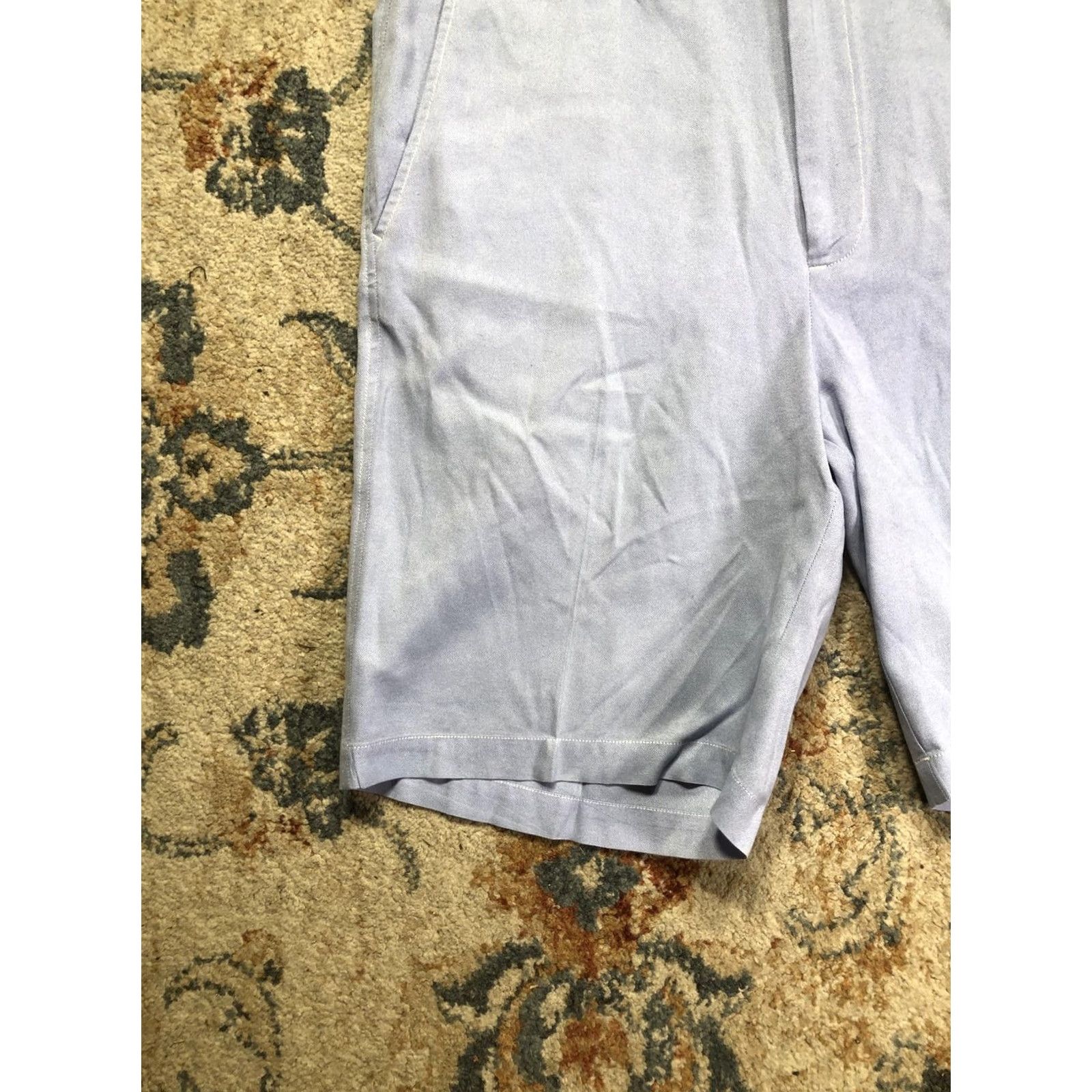Footjoy FootJoy Shorts Mens 36 Blue Golf Chino Nylon Performance Flat Front Casual Size US 36 / EU 52 - 4 Thumbnail