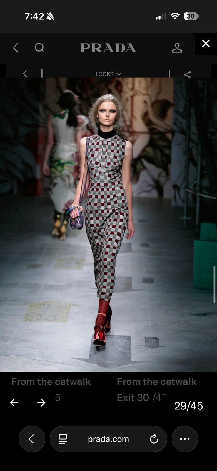 Prada Prada S/S 2008 fairy collection print jersey dress Size S / US 4 / IT 40 - 13 Thumbnail