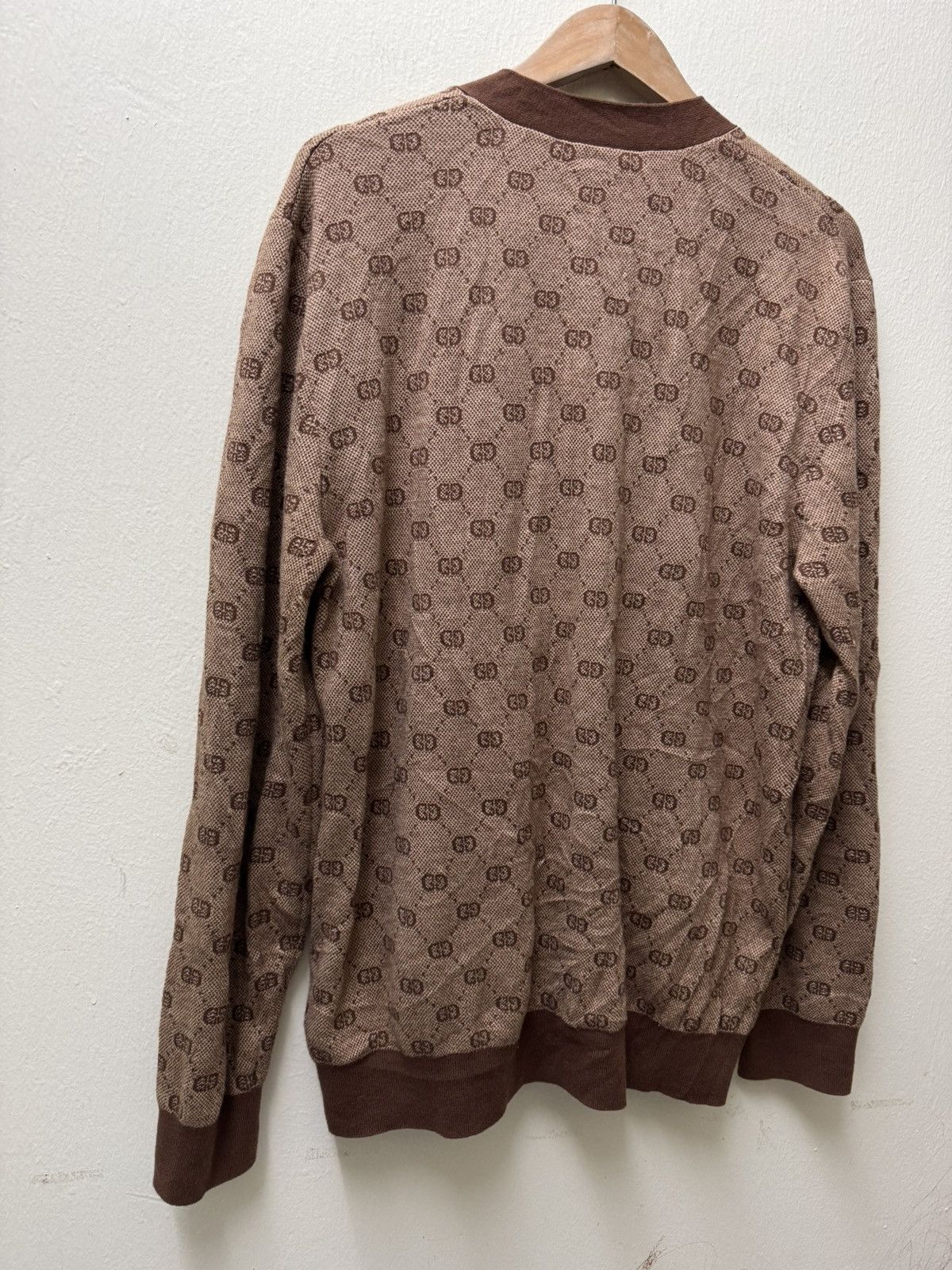 Gucci Gucci cardigan featuring an all-over monogram GG jacquard Size US XL / EU 56 / 4 - 4 Thumbnail