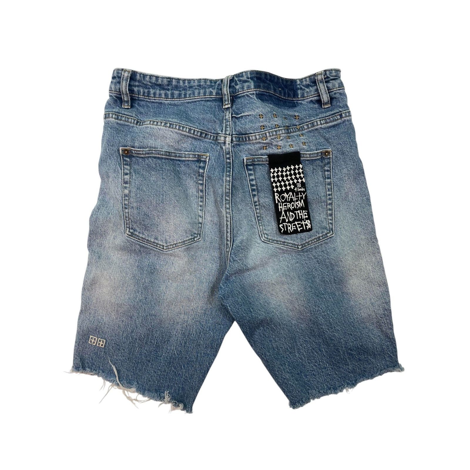 Ksubi Ksubi Light Wash Jean Shorts Size 30" / US 8 / IT 44 - 2 Thumbnail