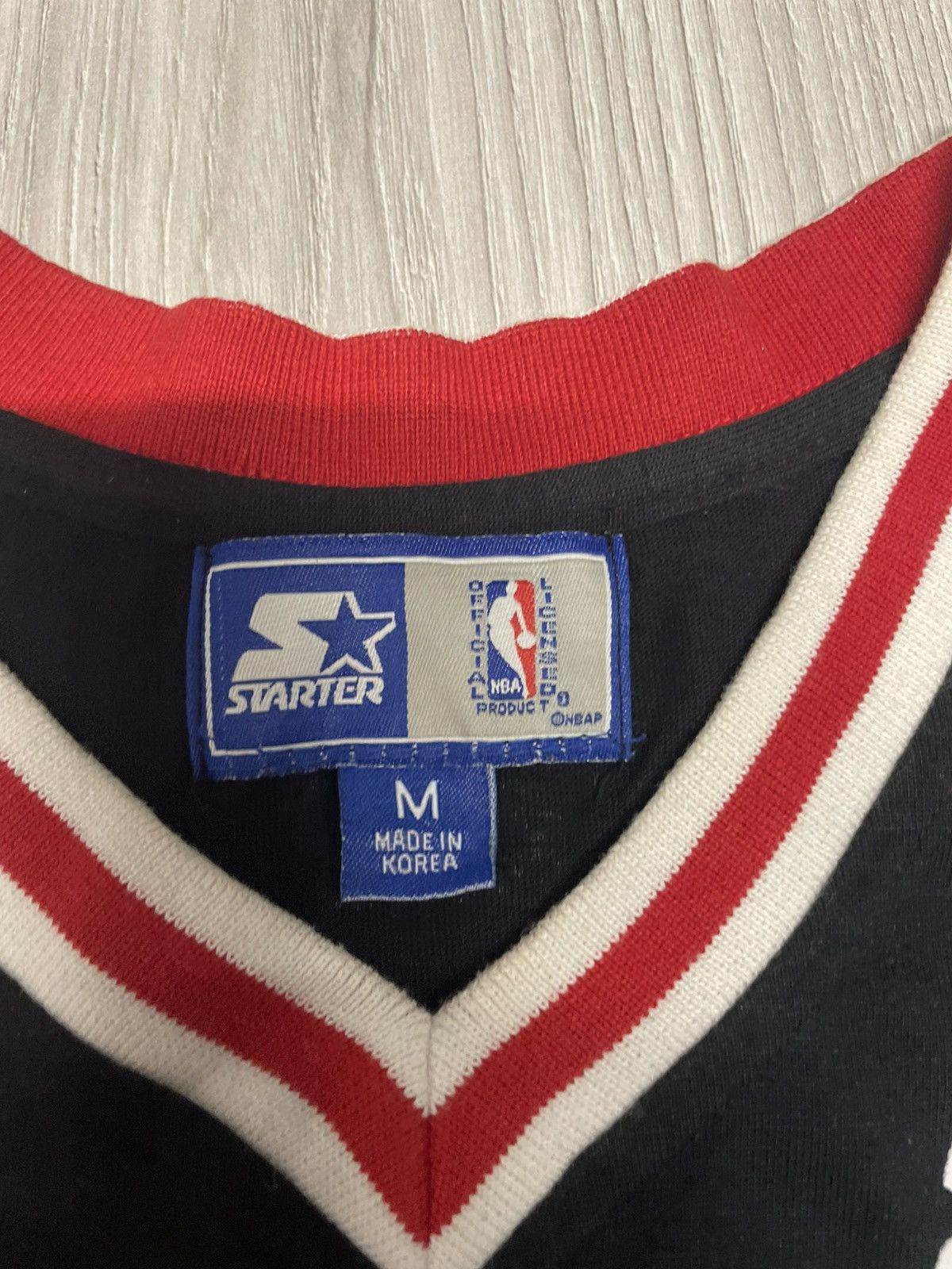 Starter Bintage Starter Chicago Bulls #91 Dennis Rodman NBA Size US M / EU 48-50 / 2 - 10 Thumbnail