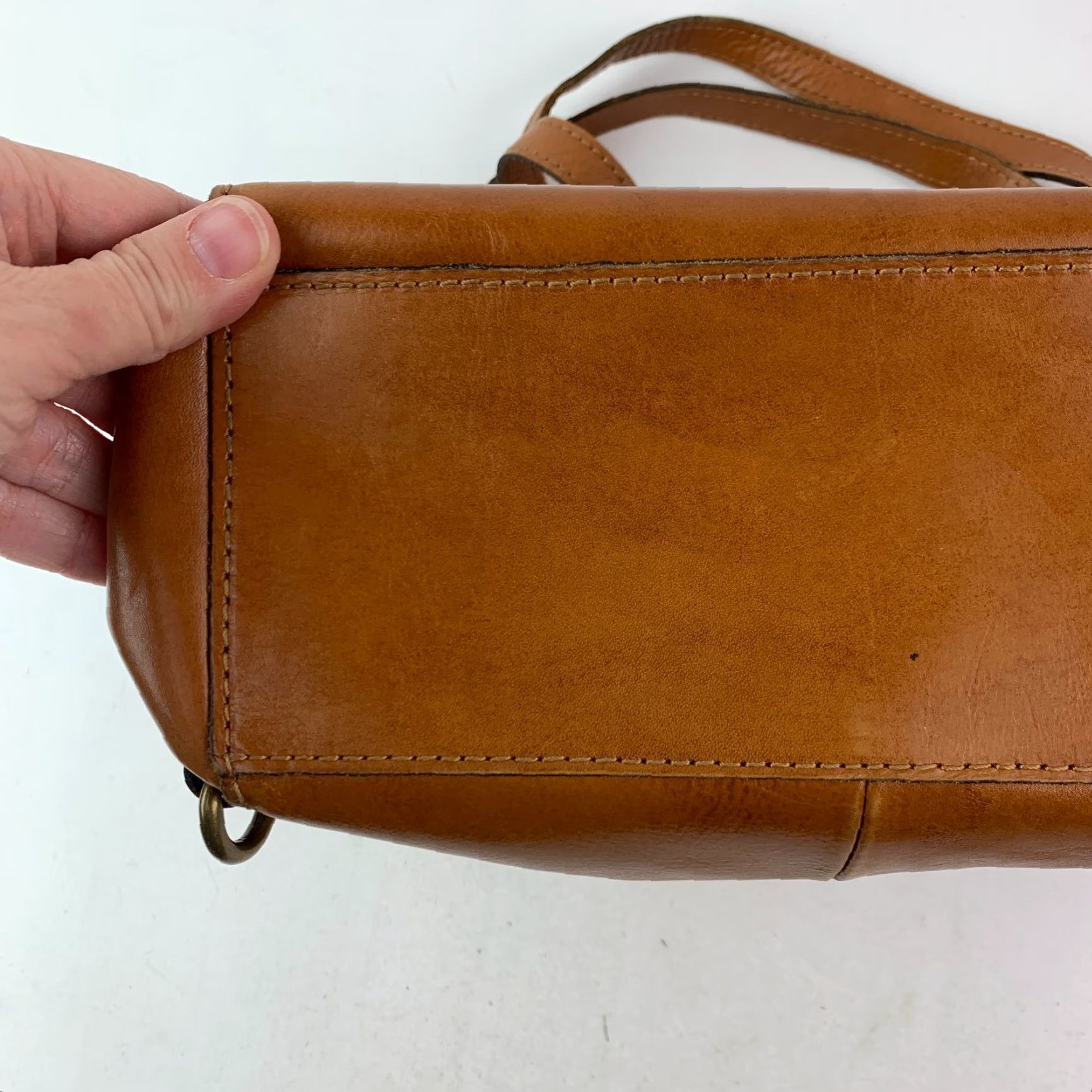 Patricia Nash Patricia Nash Tooled Leather Crossbody Purse Flap Handbag Crossbody Bag Brown 9.75in 9.25in Medium Floral Women Size ONE SIZE - 4 Thumbnail