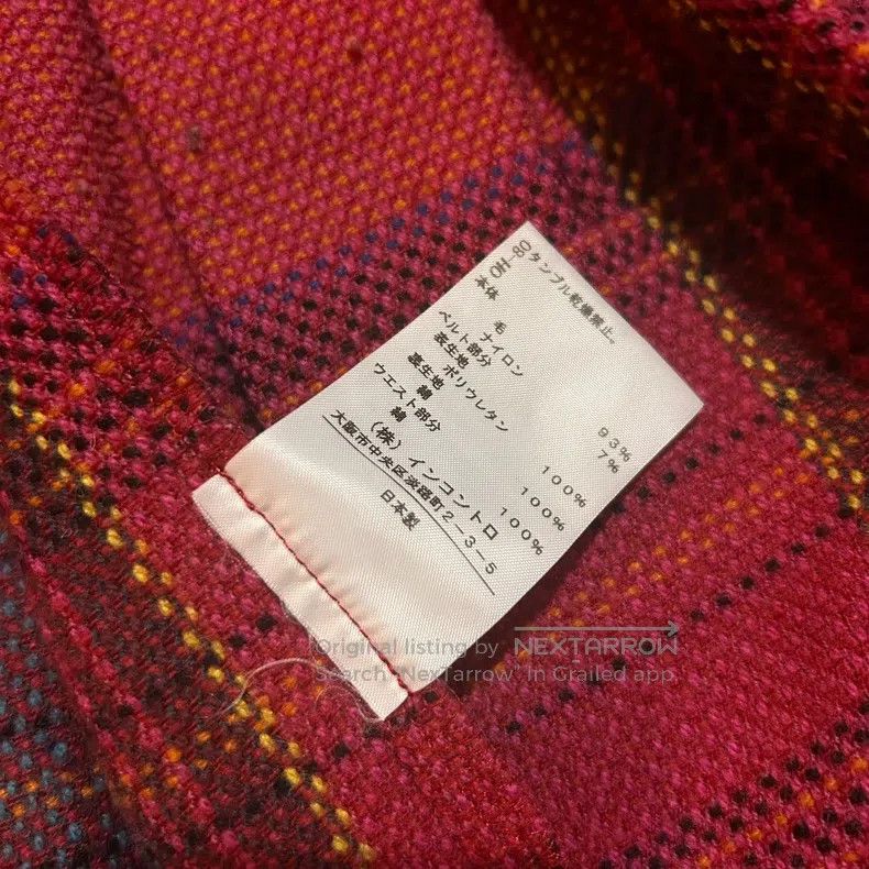 Vivienne Westwood Vivienne Westwood size S Plaid Belt Buckle Pleated Skirt Size 42" / US 20 - 7 Thumbnail