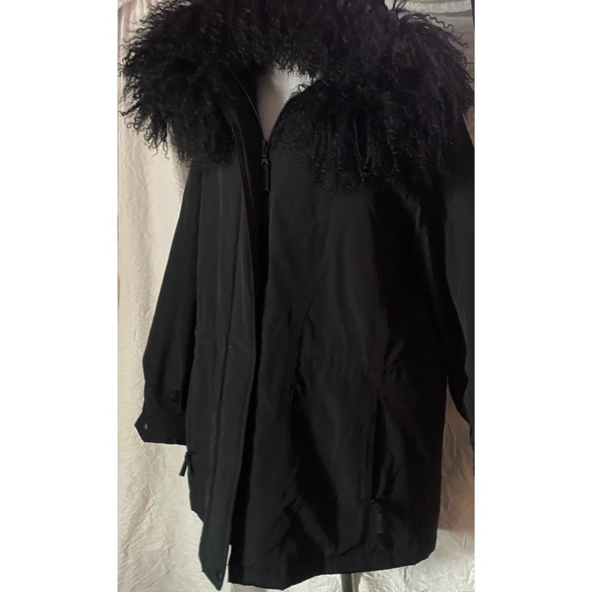 Vintage Bromley Sport, Oversized, Faux Fur, Parka Style Jacket Size M / US 6-8 / IT 42-44 - 3 Thumbnail