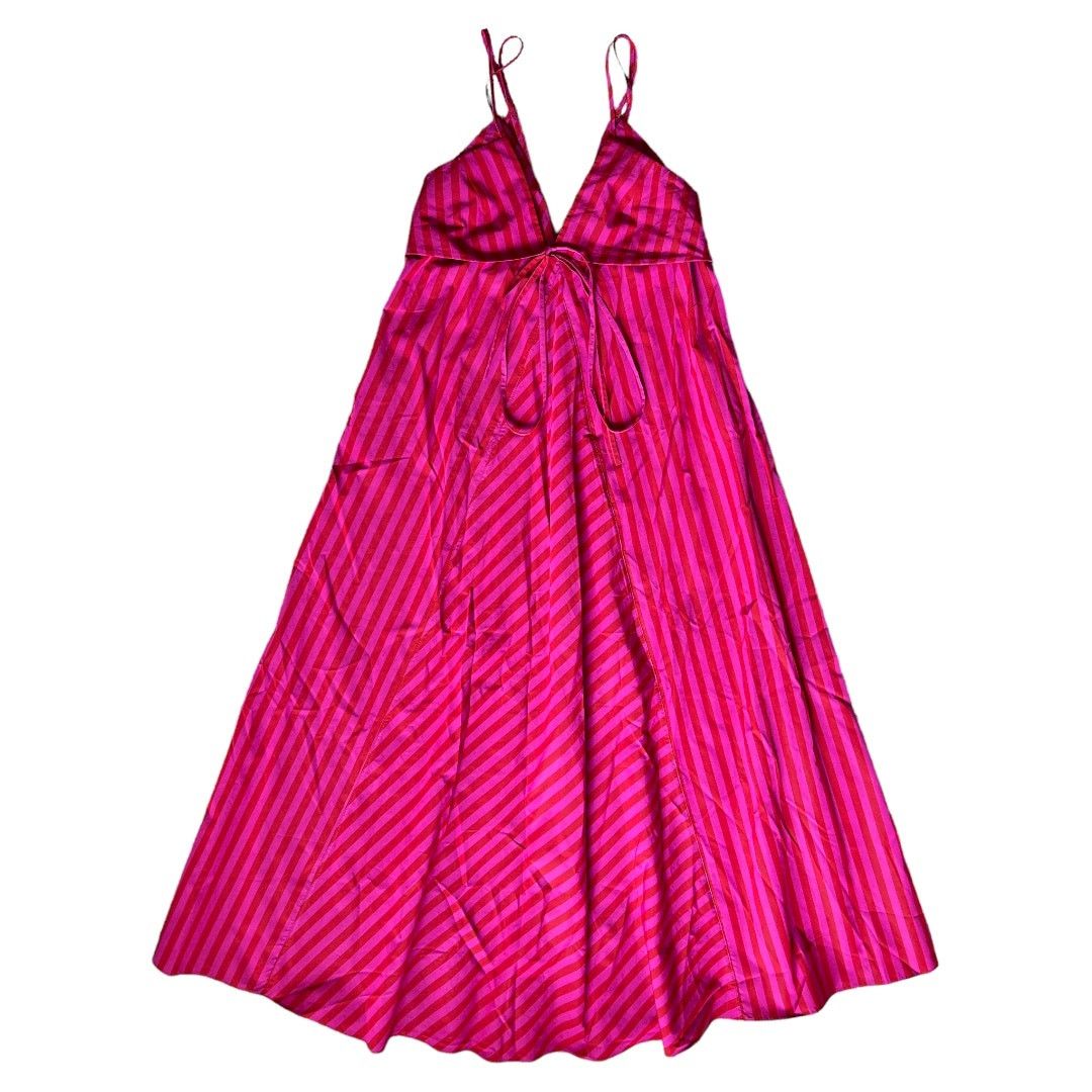 Rebecca Taylor REBECCA TAYLOR Open Back Tea-Length Fit + Flare Dress, US2 Size XS / US 0-2 / IT 36-38 - 3 Thumbnail