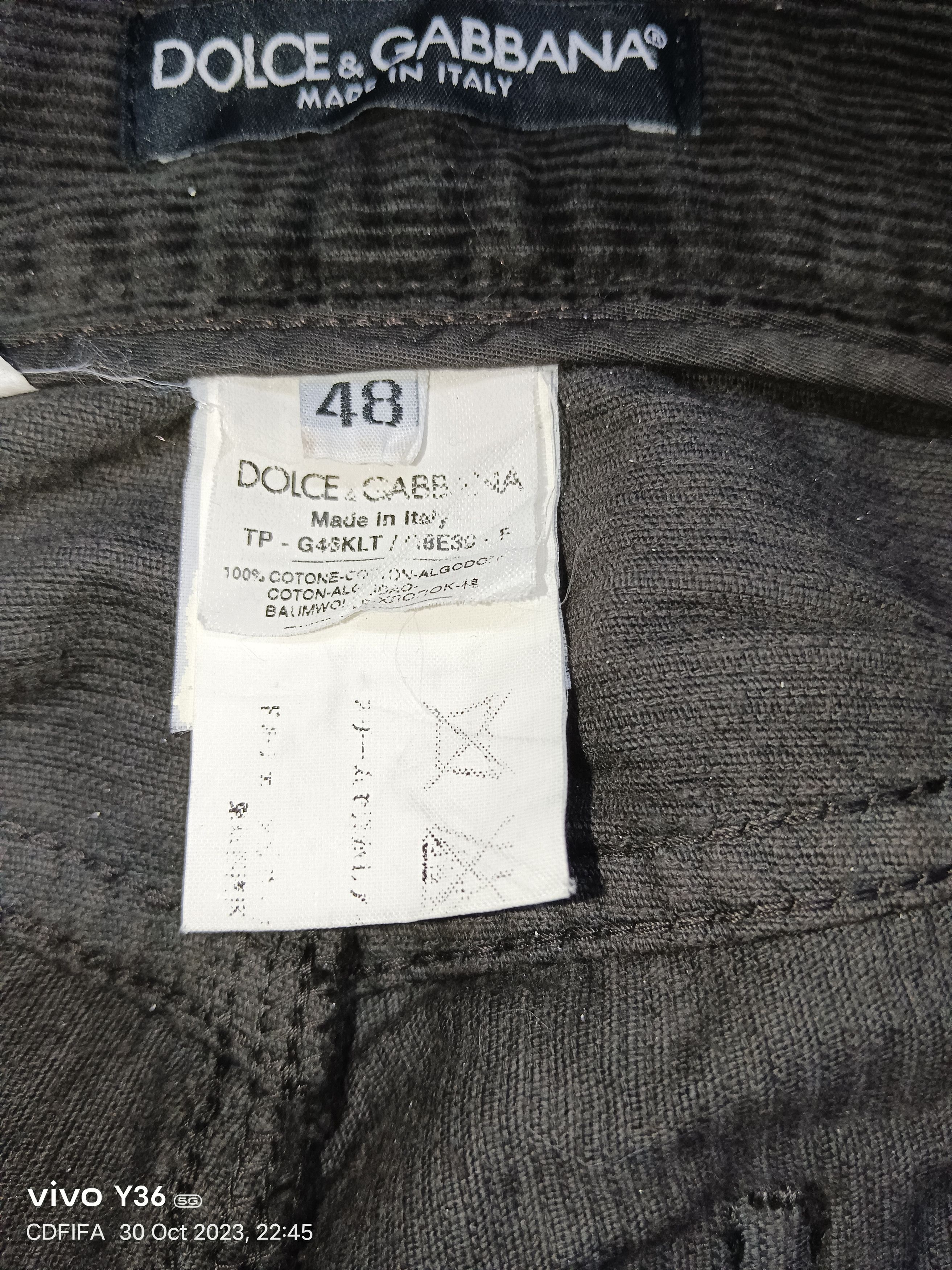 Hot🔥🔥Dolce & Gabbana Corduroy Streetwear