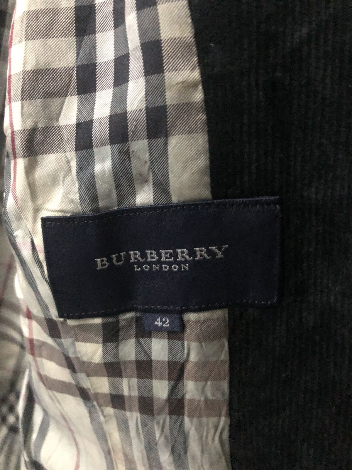 Burberry Burberry Corduroy Coat Size US S / EU 44-46 / 1 - 5 Thumbnail
