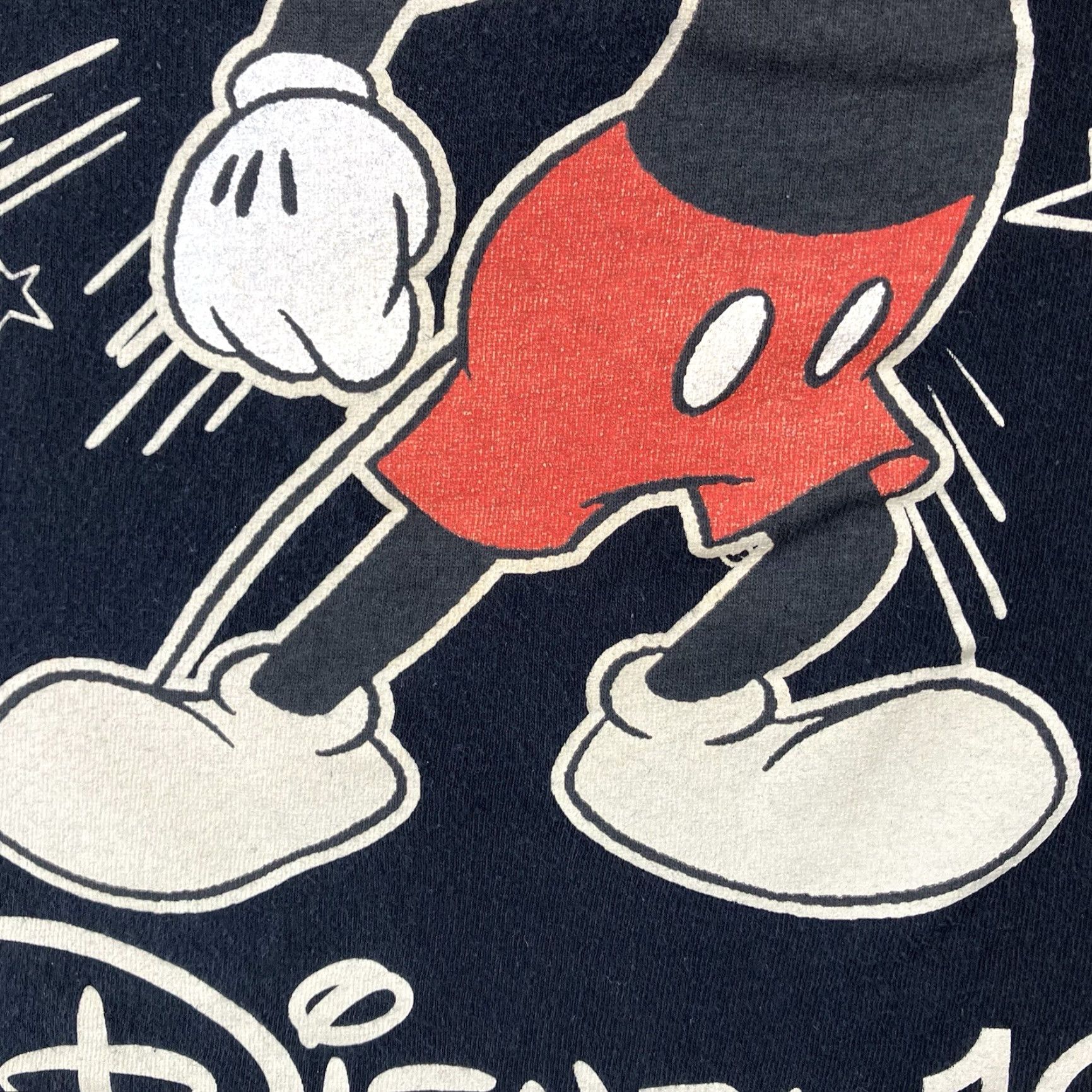 Disney Disney Mickey Mouse T-Shirt Men's Large Black Cotton Short Sleeve Crew Neck 100 Years of Wonder Graphic Mens Size US L / EU 52-54 / 3 - 7 Thumbnail