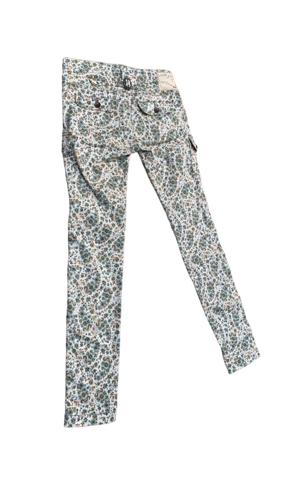 Japanese Brand Betty Smith Origin Is Kojima Streching Fullprint Cargo Pant Size 29" - 4 Thumbnail