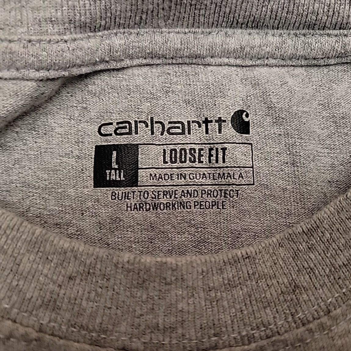 Carhartt Carhartt Shirt Mens LT Gray Loose Fit Crewneck Short Sleeve Pocket Work TEE Size US L / EU 52-54 / 3 - 4 Thumbnail