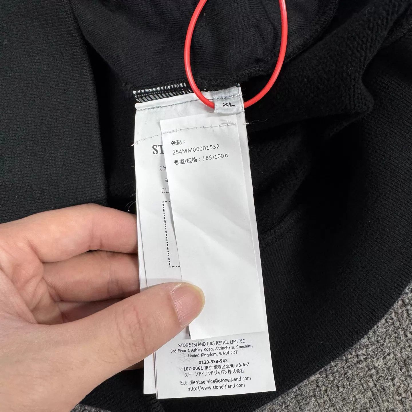 Stone Island Stone Island Black Hood Zip Hoodie 2-Pocket Sleeve Logo XL Size US XL / EU 56 / 4 - 8 Thumbnail