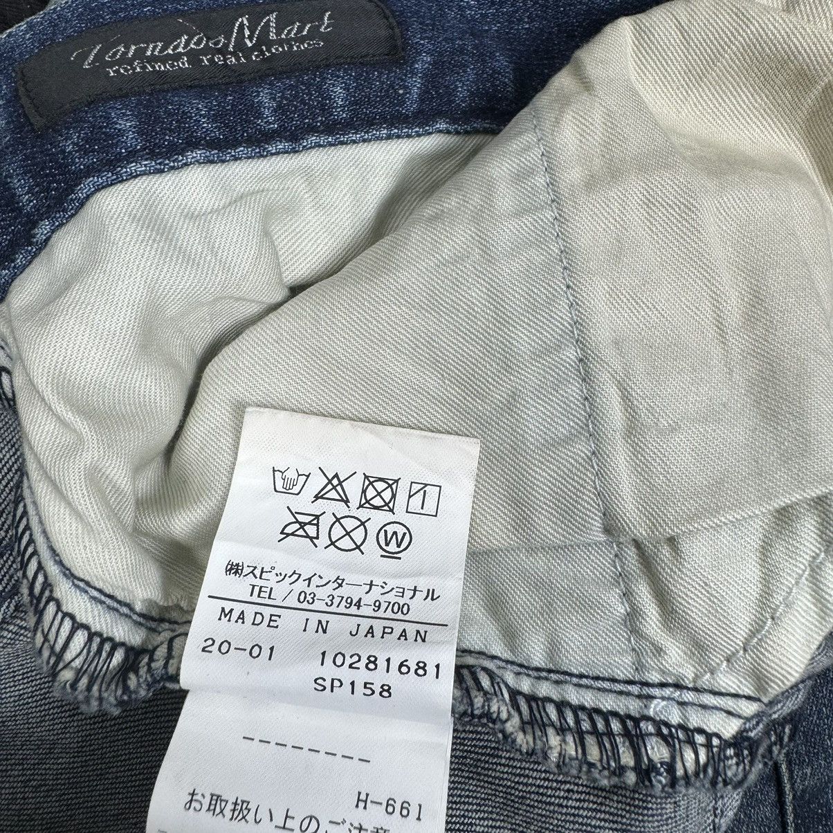 If Six Was Nine 🌟TORNADO MART BONDAGE FLARE DENIM PANTS Size US 34 / EU 50 - 17 Thumbnail