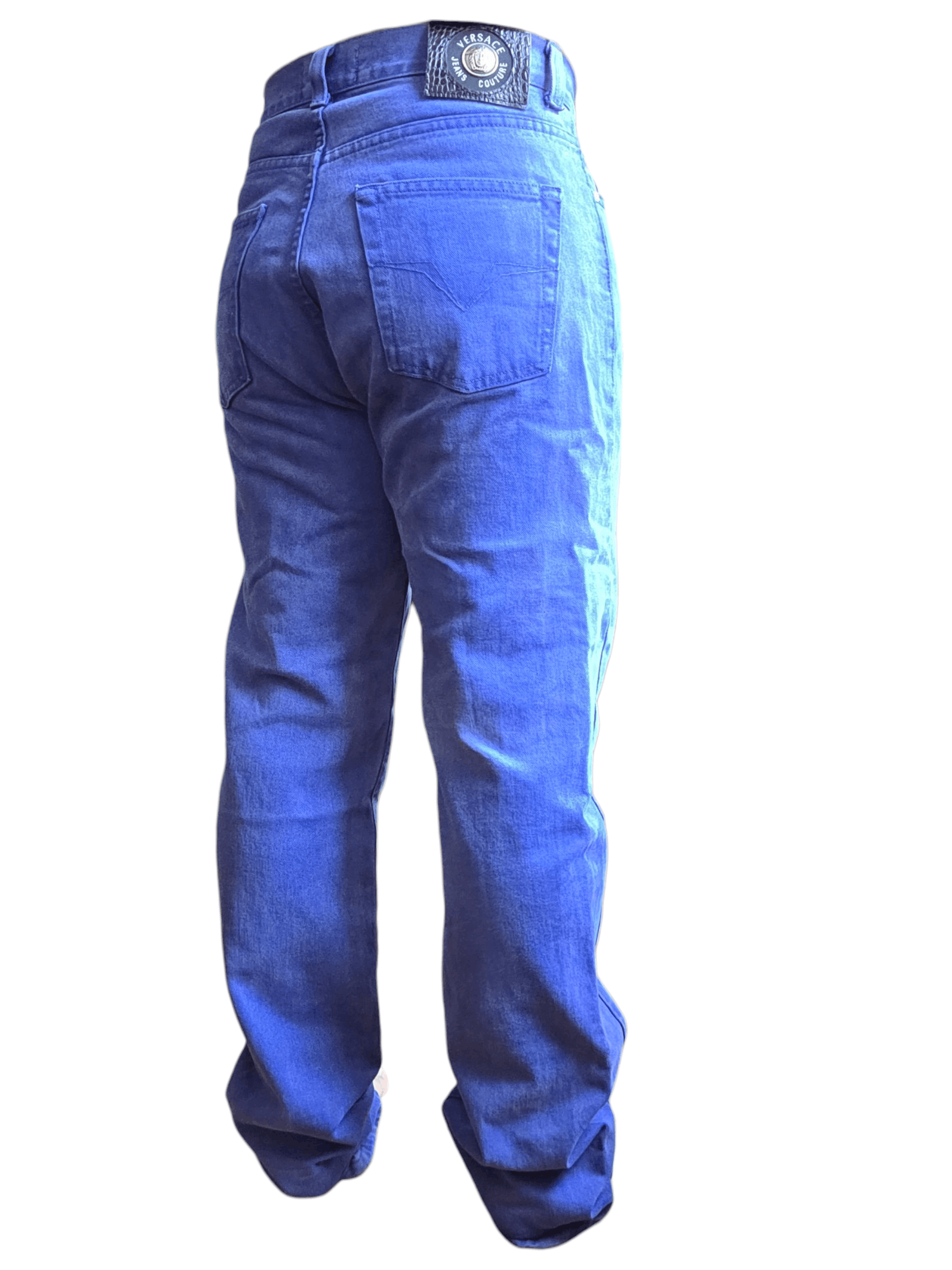 Versace Jeans Couture Y2K Vintage Versace Jeans Couture Deep Cornflower Blue Denim Size US 30 / EU 46 - 2 Thumbnail
