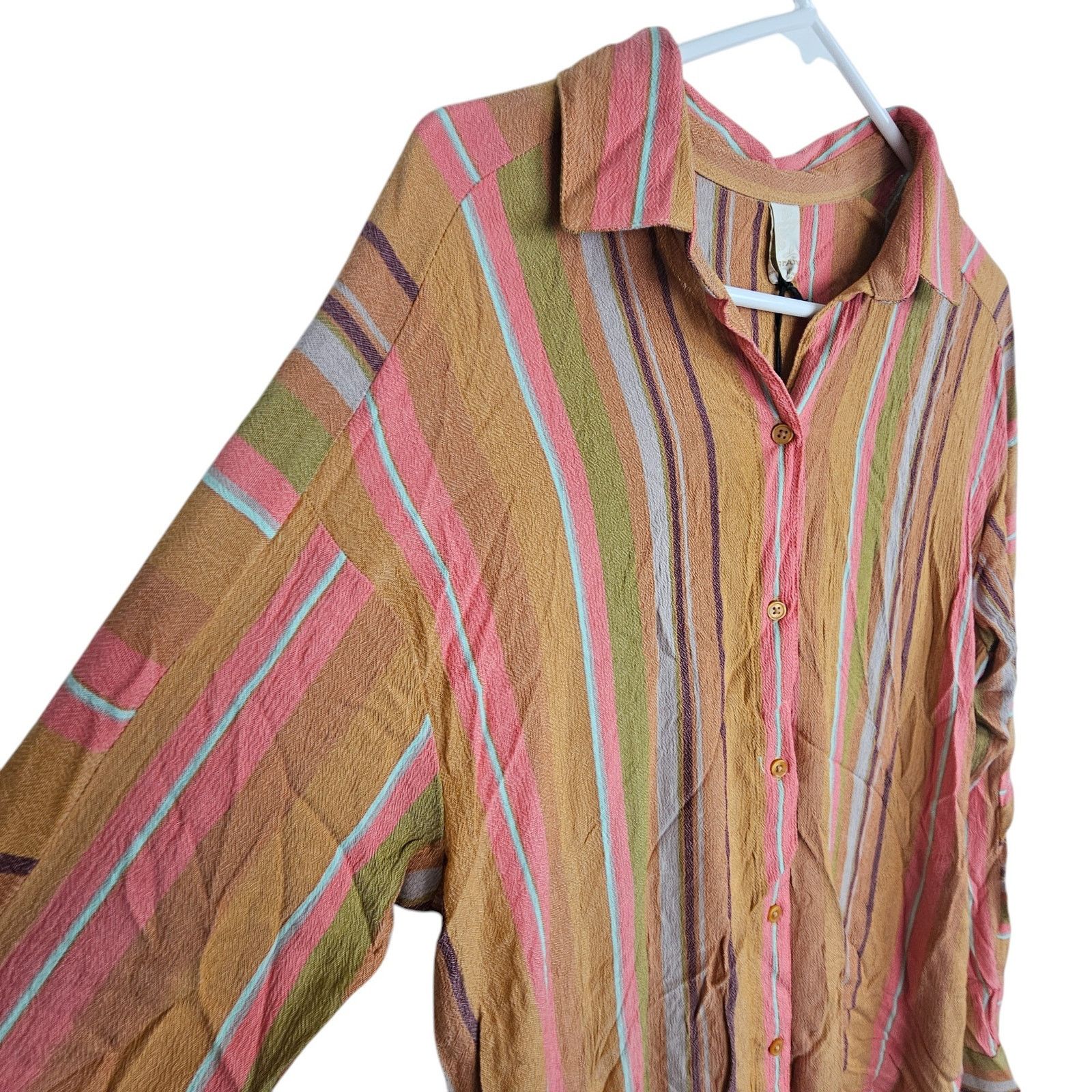 Prana Prana Womens Scheena Tunic M Cacti Soleil Striped Layering Size M / US 6-8 / IT 42-44 - 5 Thumbnail