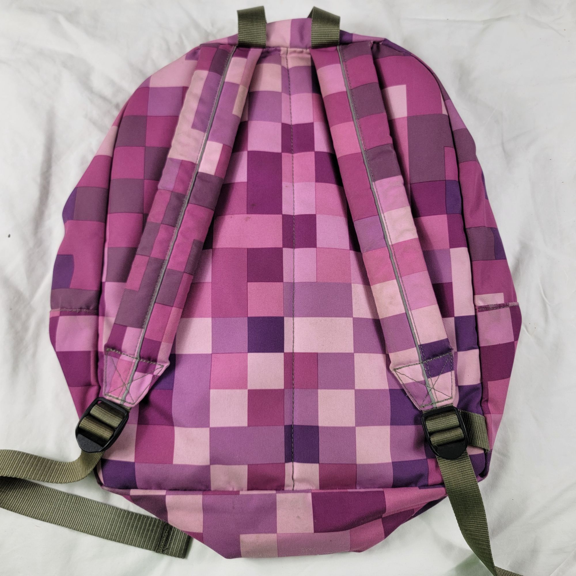 L.L. Bean LL Bean Pink Purple Checkered Backpack School College Outdoo Size ONE SIZE - 2 Thumbnail
