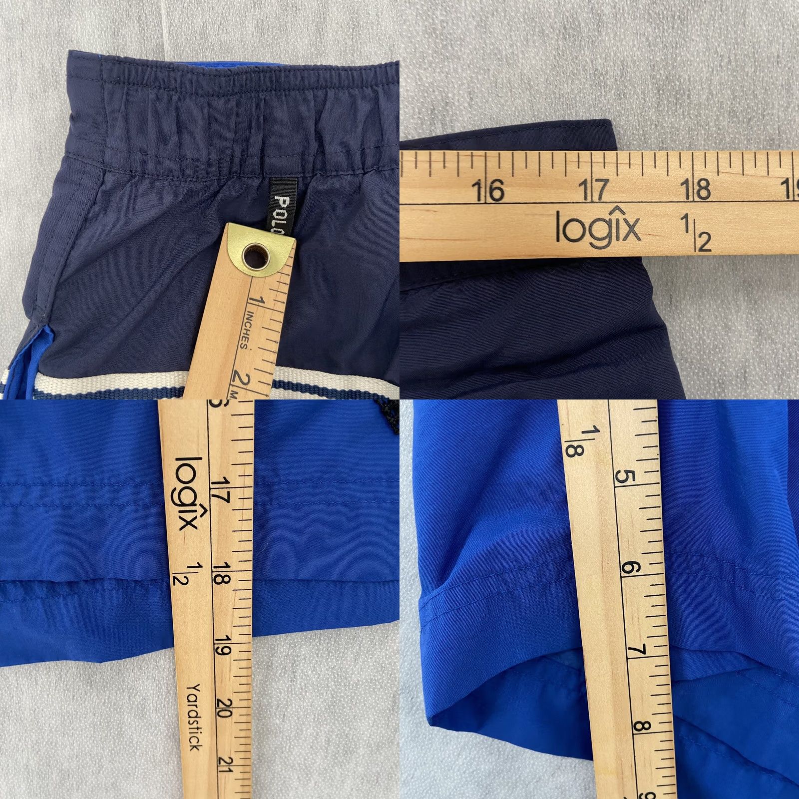 Vintage VINTAGE Polo Sport Ralph Lauren Blue Board Swim Trunks Shorts Adult XL Size US XL / EU 56 / 4 - 8 Thumbnail
