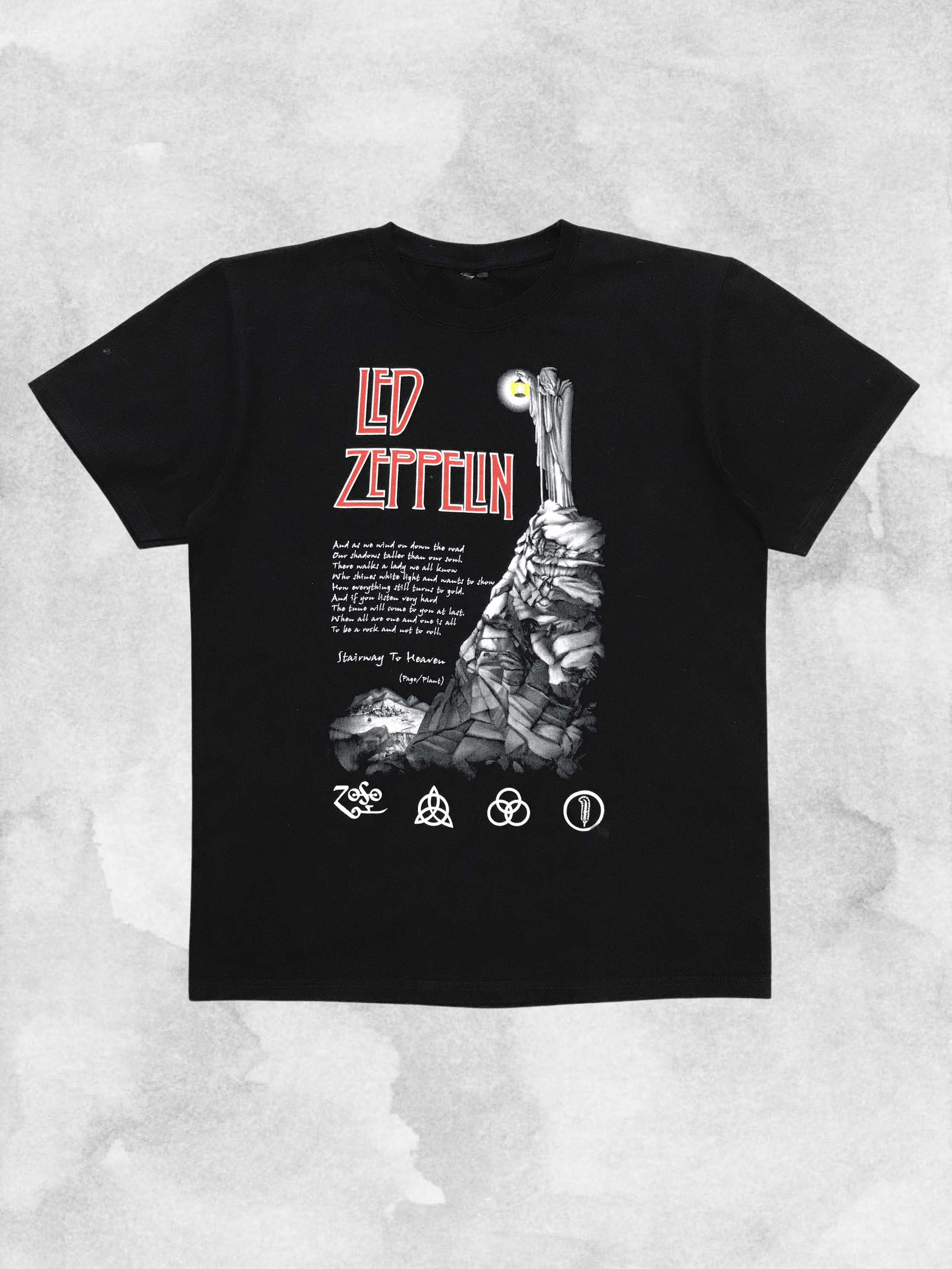 Led Zeppelin LED ZEPPELIN Vintage T-Shirt 90s Band Tee Stairway Zoso Size US L / EU 52-54 / 3 - 1 Thumbnail