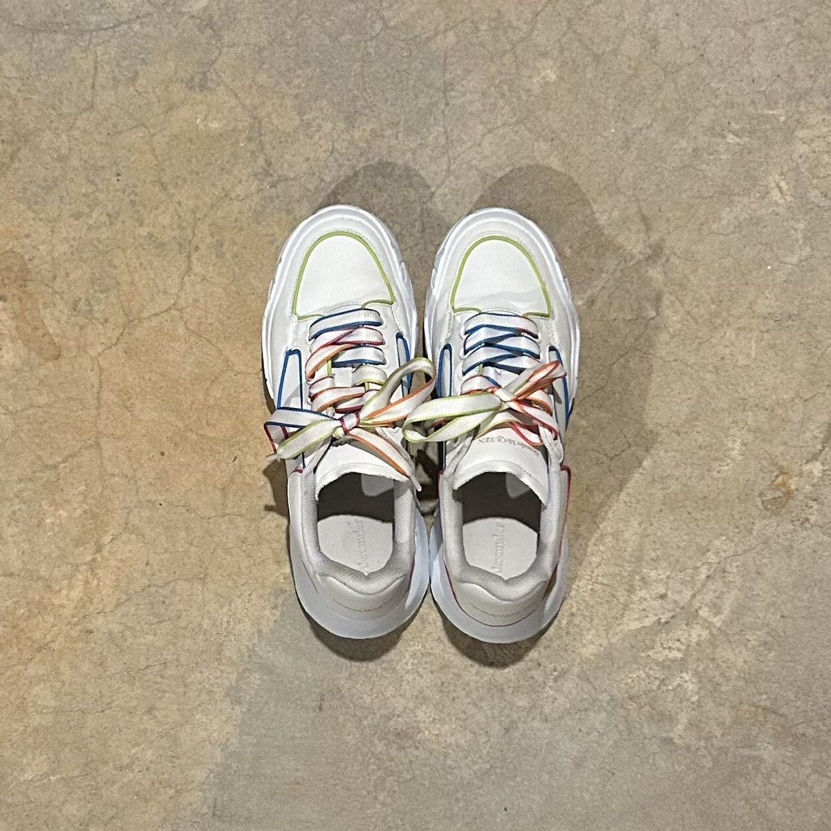 Alexander McQueen × Designer Alexander McQueen Court Outline Trainer Sneakers EU 38.5 Size US 6.5 / EU 39-40 - 11 Thumbnail