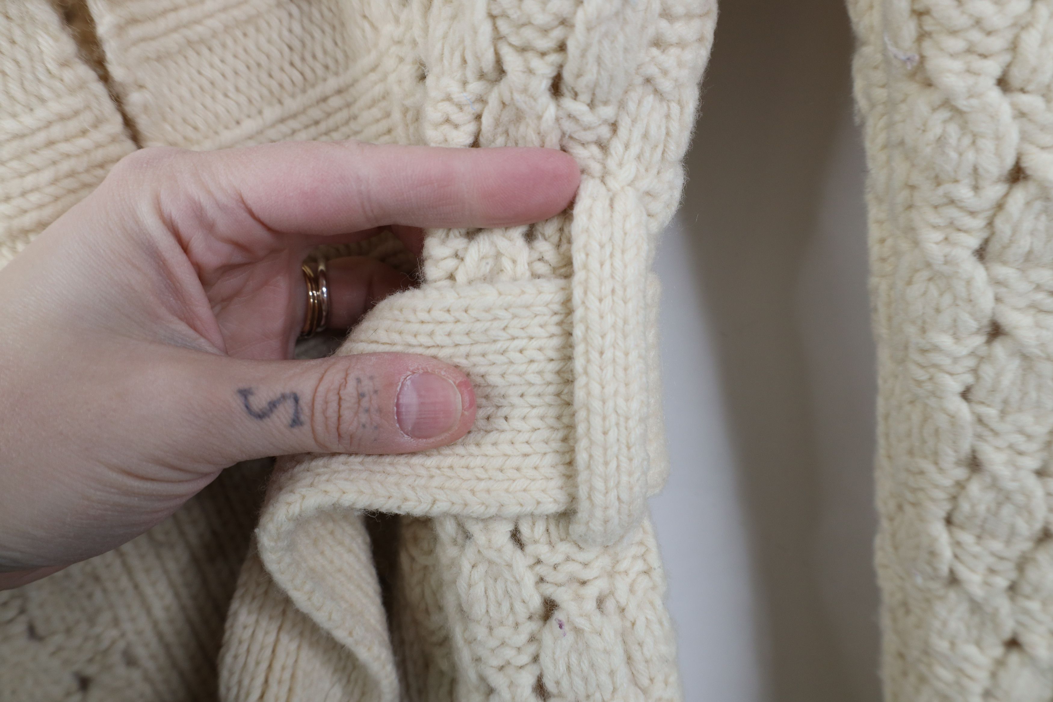 Gap Vintage Y2K 2003 Gap Wool Blend Knit Belted Cardigan Sweater Size M / US 6-8 / IT 42-44 - 7 Thumbnail