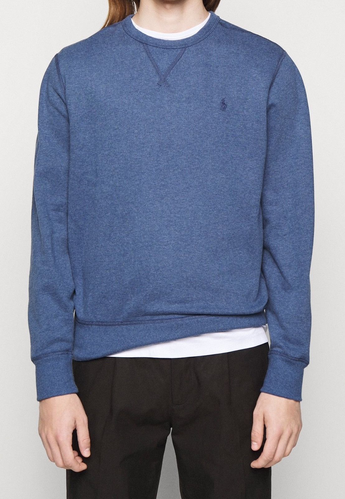 Polo Ralph Lauren 🇺🇸 Y2K Ralph Lauren Fleece Sweatshirt Retro Rare Chief Keef Size US M / EU 48-50 / 2 - 1 Thumbnail