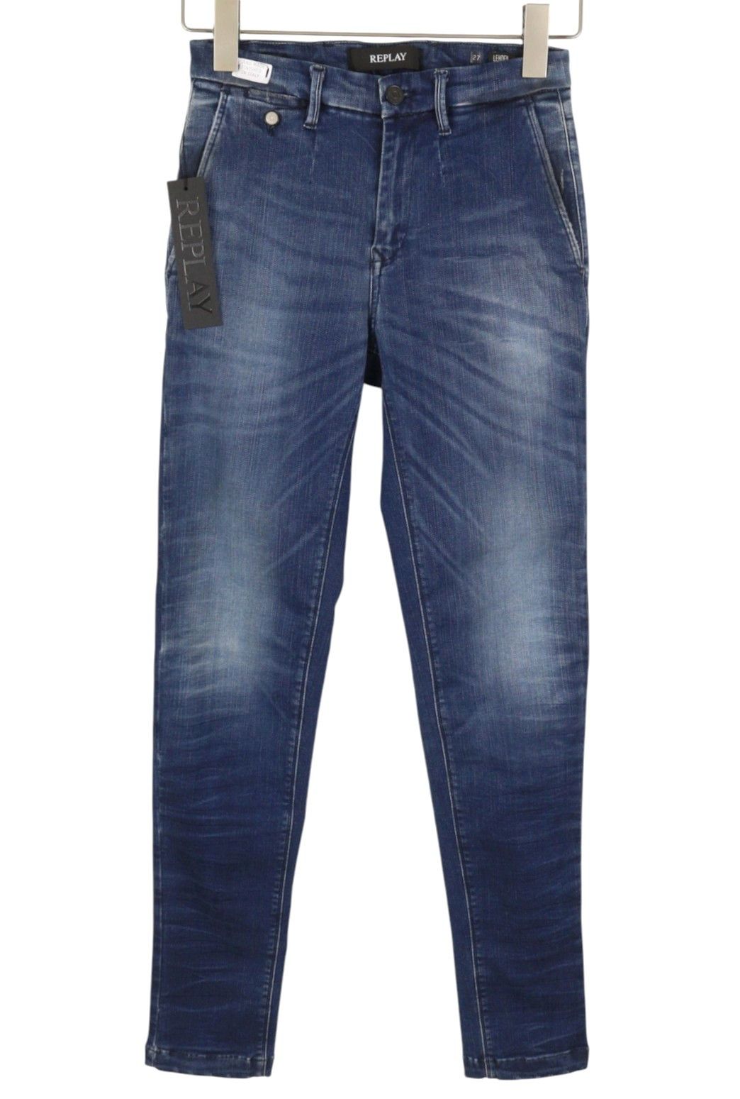 Replay LEHOEN HYPERFLEX W27/L32 Blue Faded Stretch Skinny 91015 Size 27" / US 4 / IT 40 - 2 Thumbnail